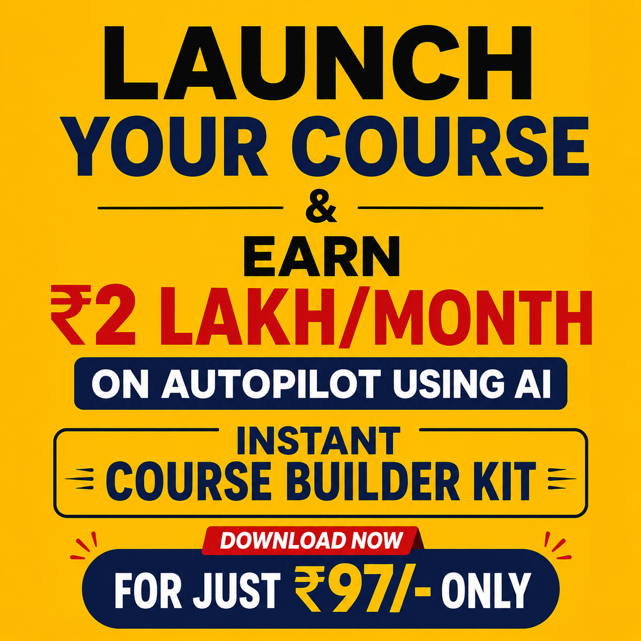Instant Course Builder Kit Facebook ad