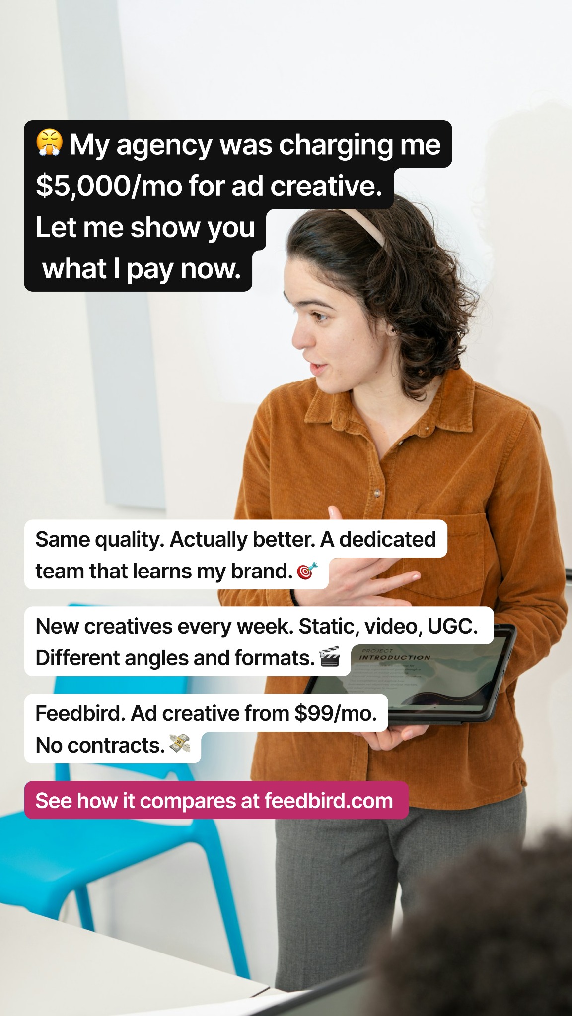 Feedbird Facebook ad