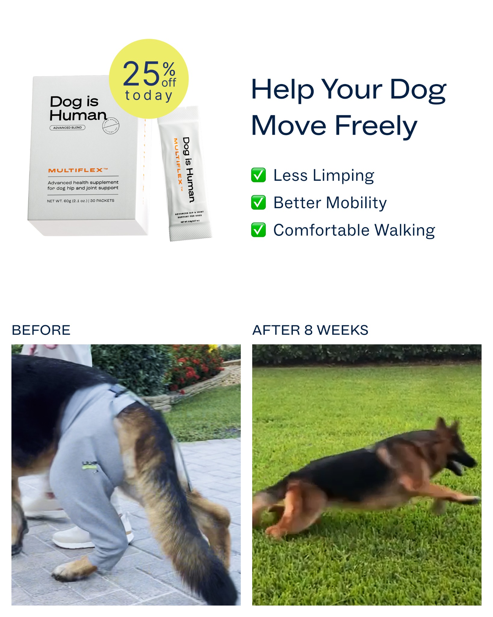 Dog is Human Facebook ad
