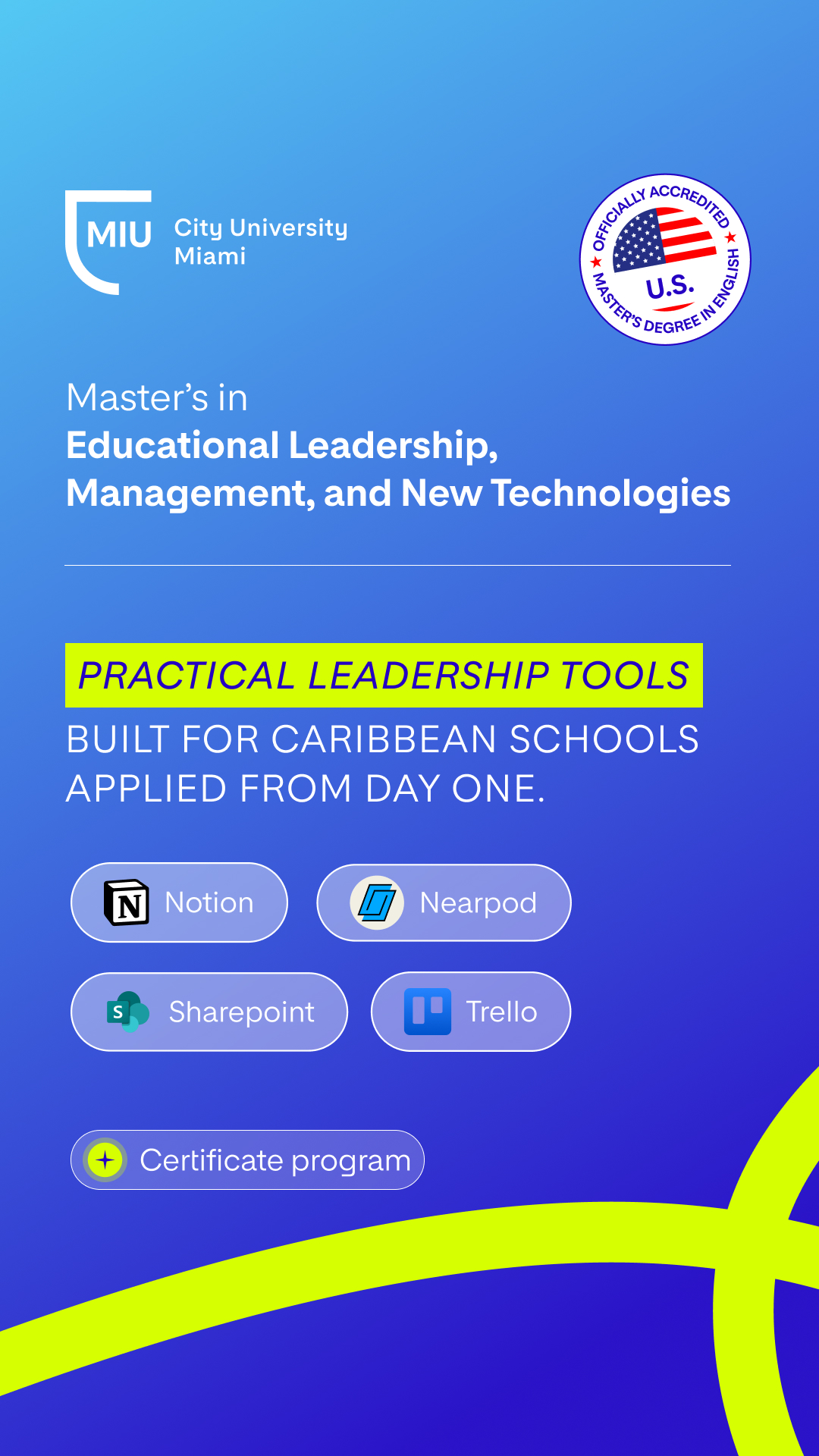 MIU City University Miami Facebook ad