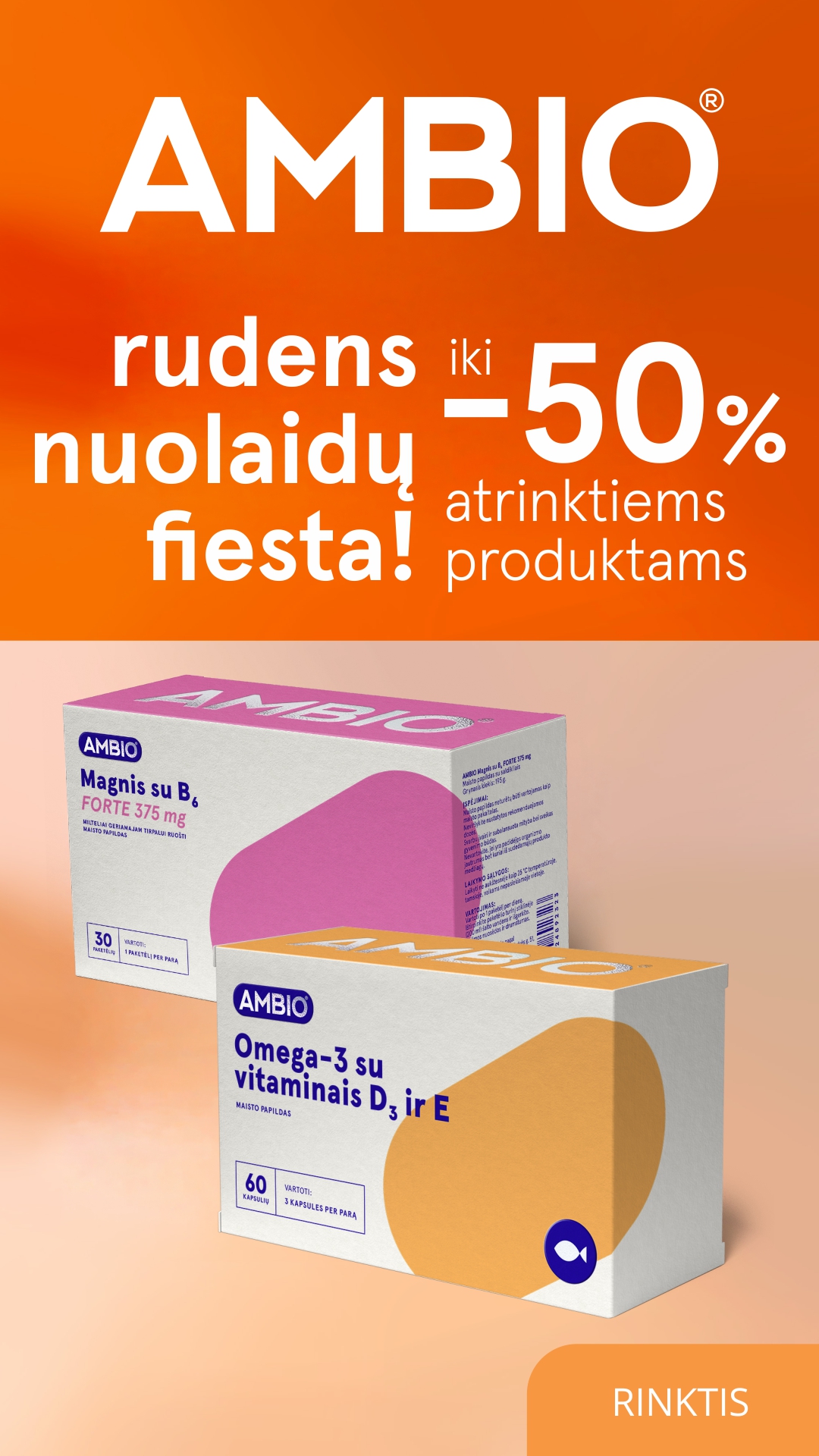 Gintarinė Vaistinė Facebook ad: Geresnei tavo versijai. Tik vaistinėse