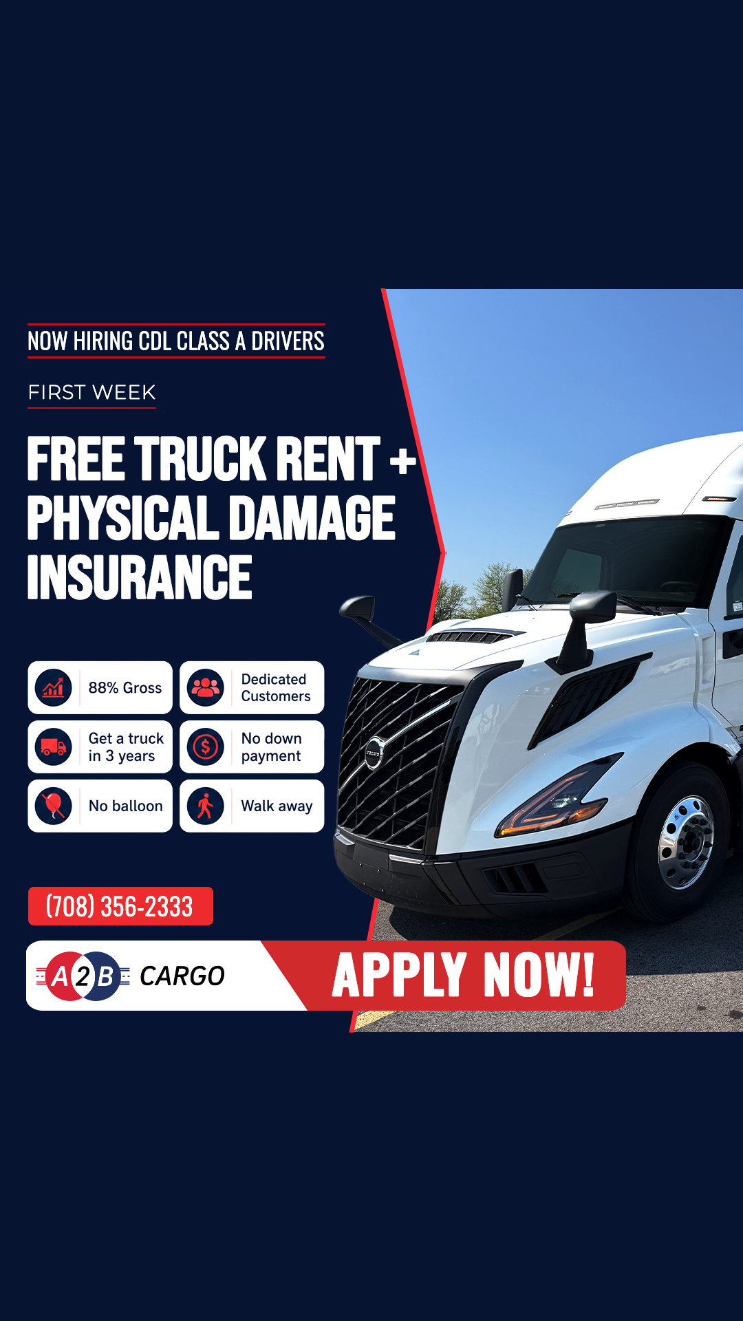 A2B Cargo Facebook ad