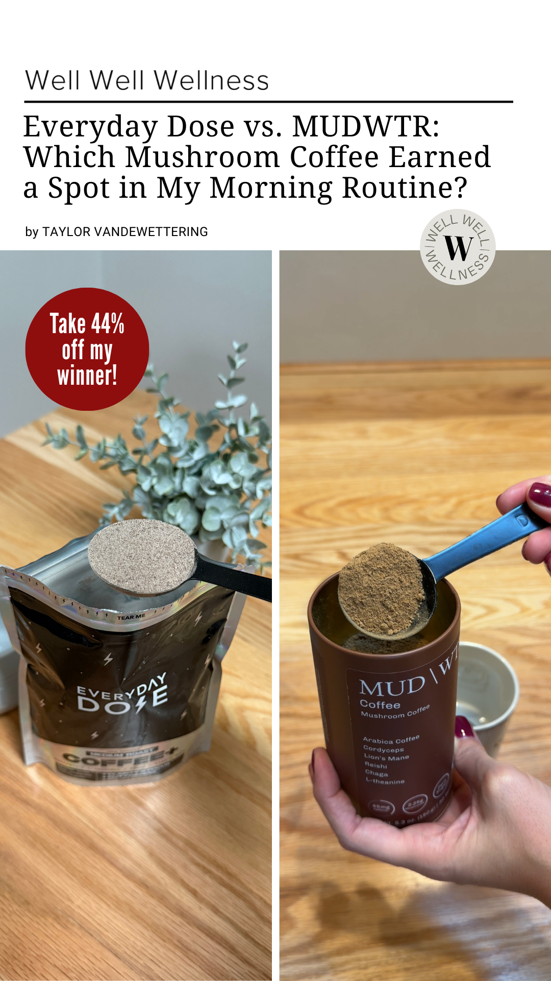 Well Well Wellness Facebook ad