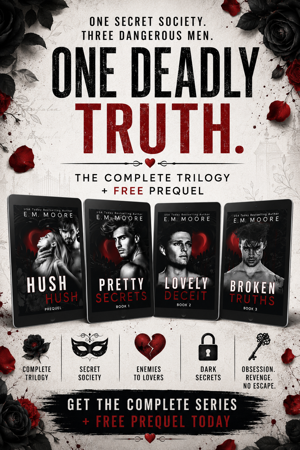E. M. Moore Facebook ad: The Complete Trilogy + FREE Prequel