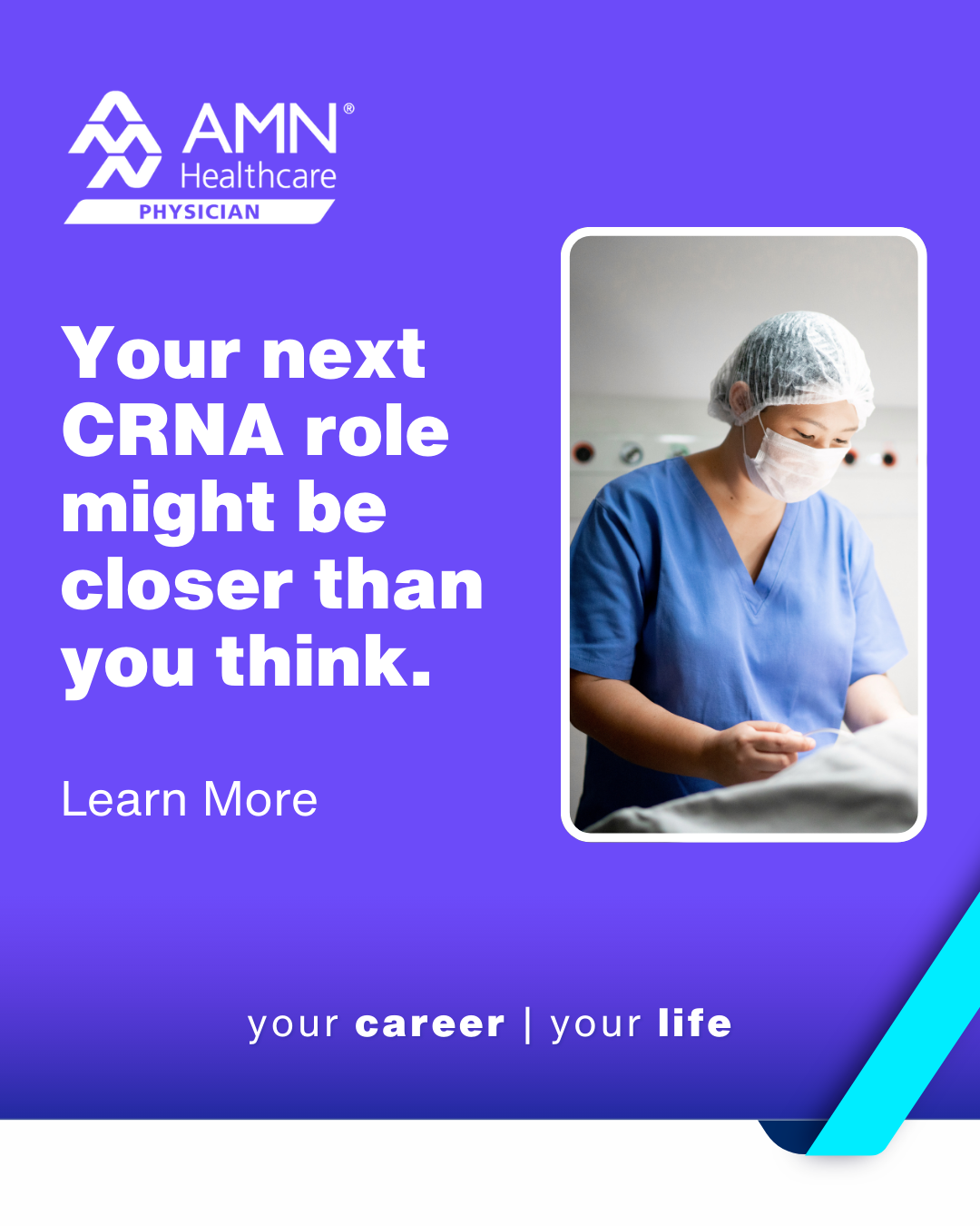 AMN Healthcare Facebook ad