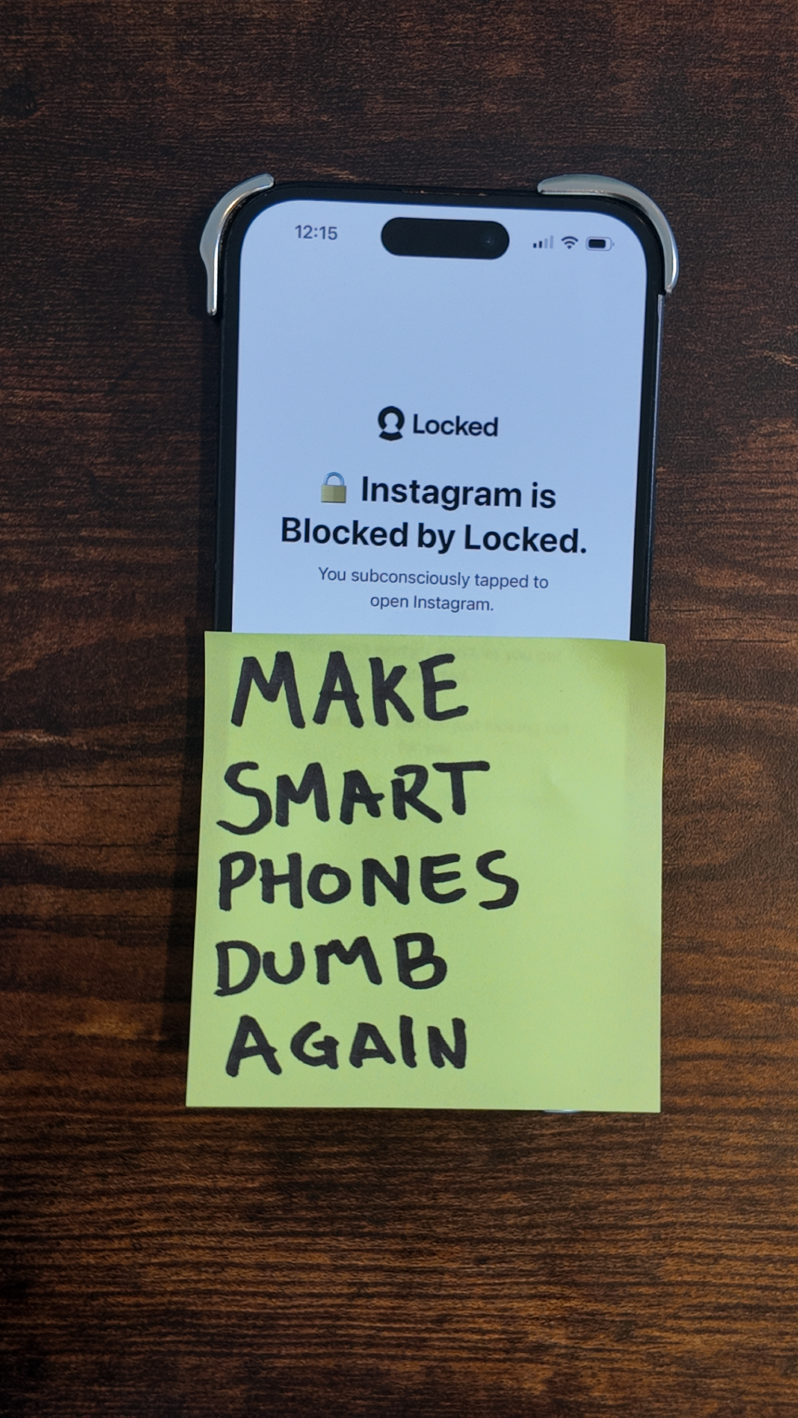 NowLocked - Less Screen Time Facebook ad
