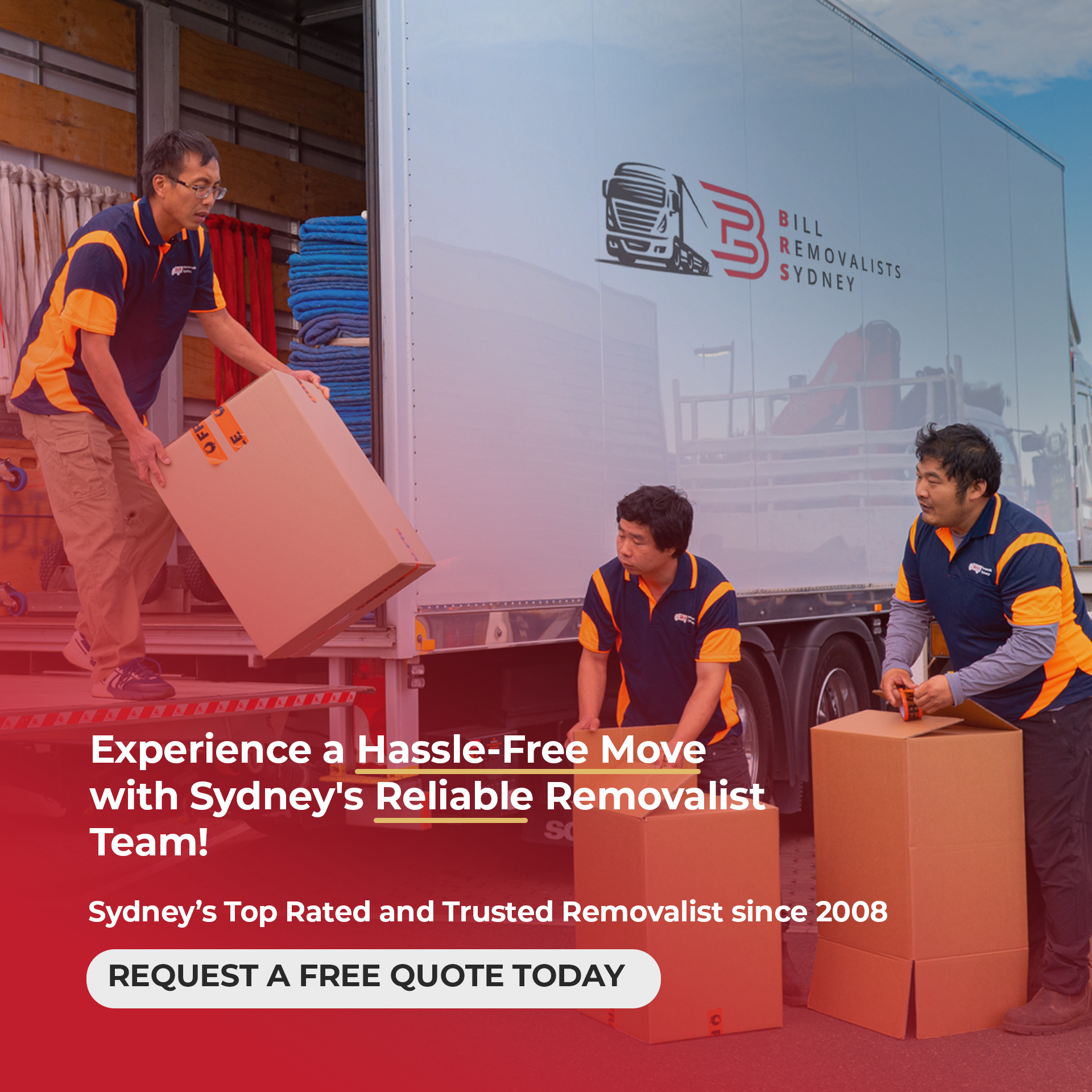 Bill Removalists Sydney Facebook ad