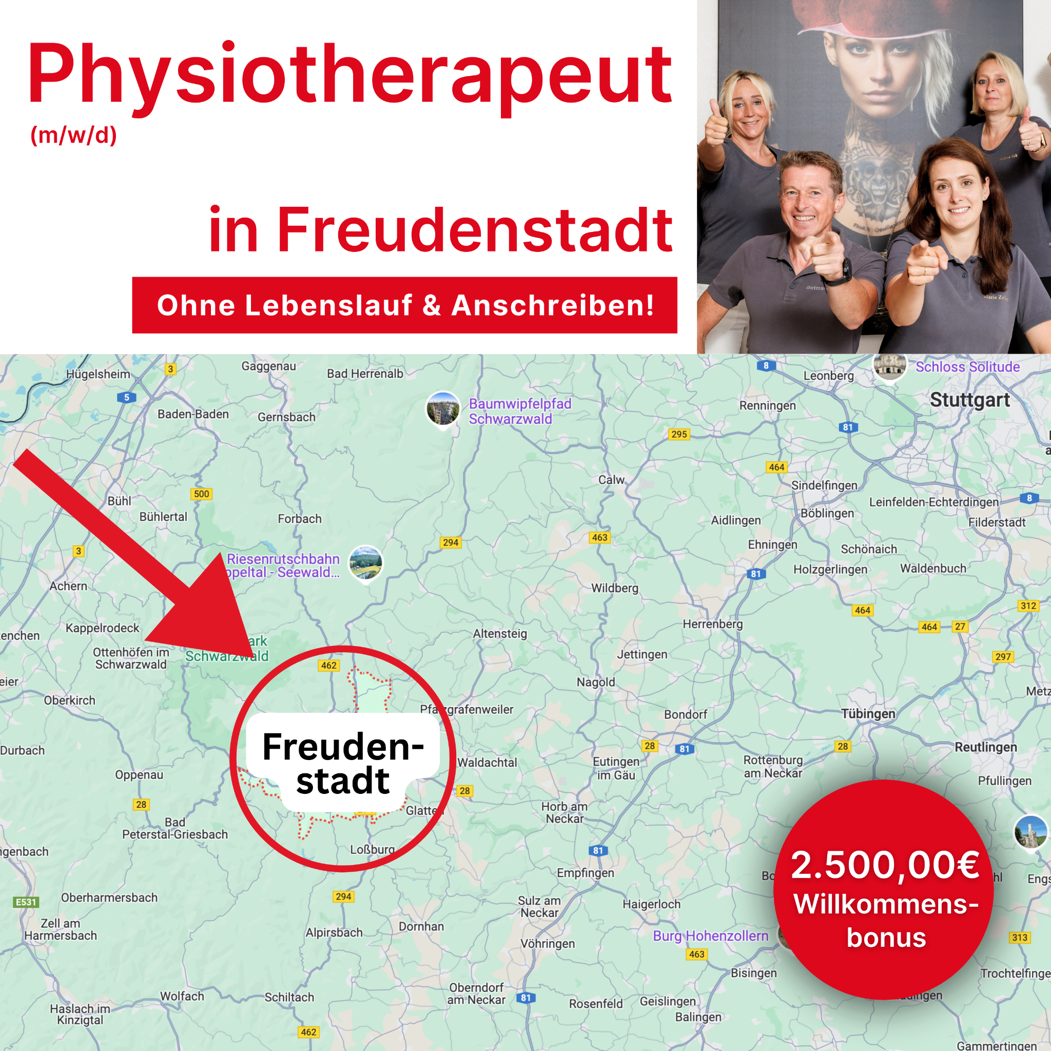 Candidate Flow Physio Jobs Facebook ad