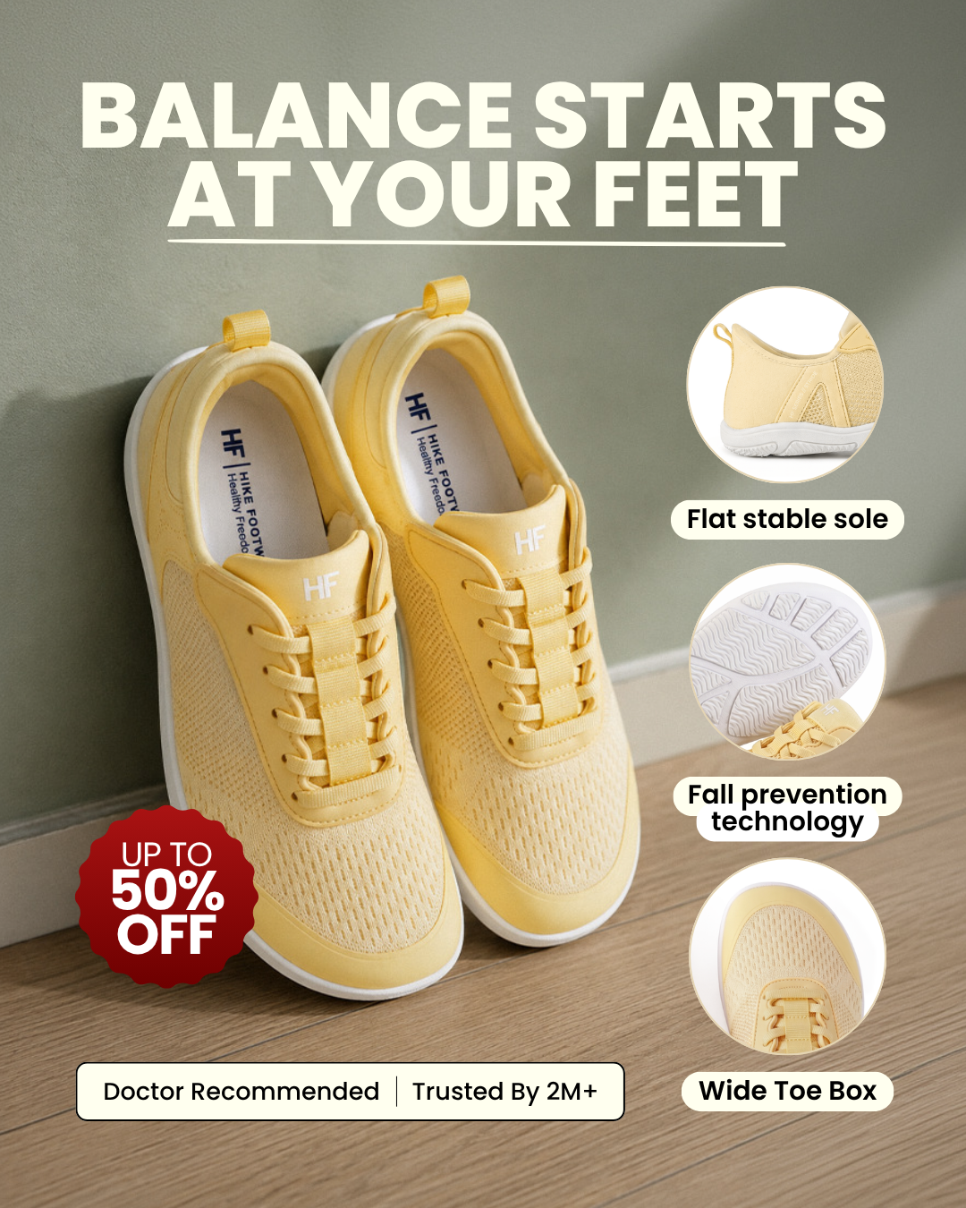 HIKE Footwear Facebook ad