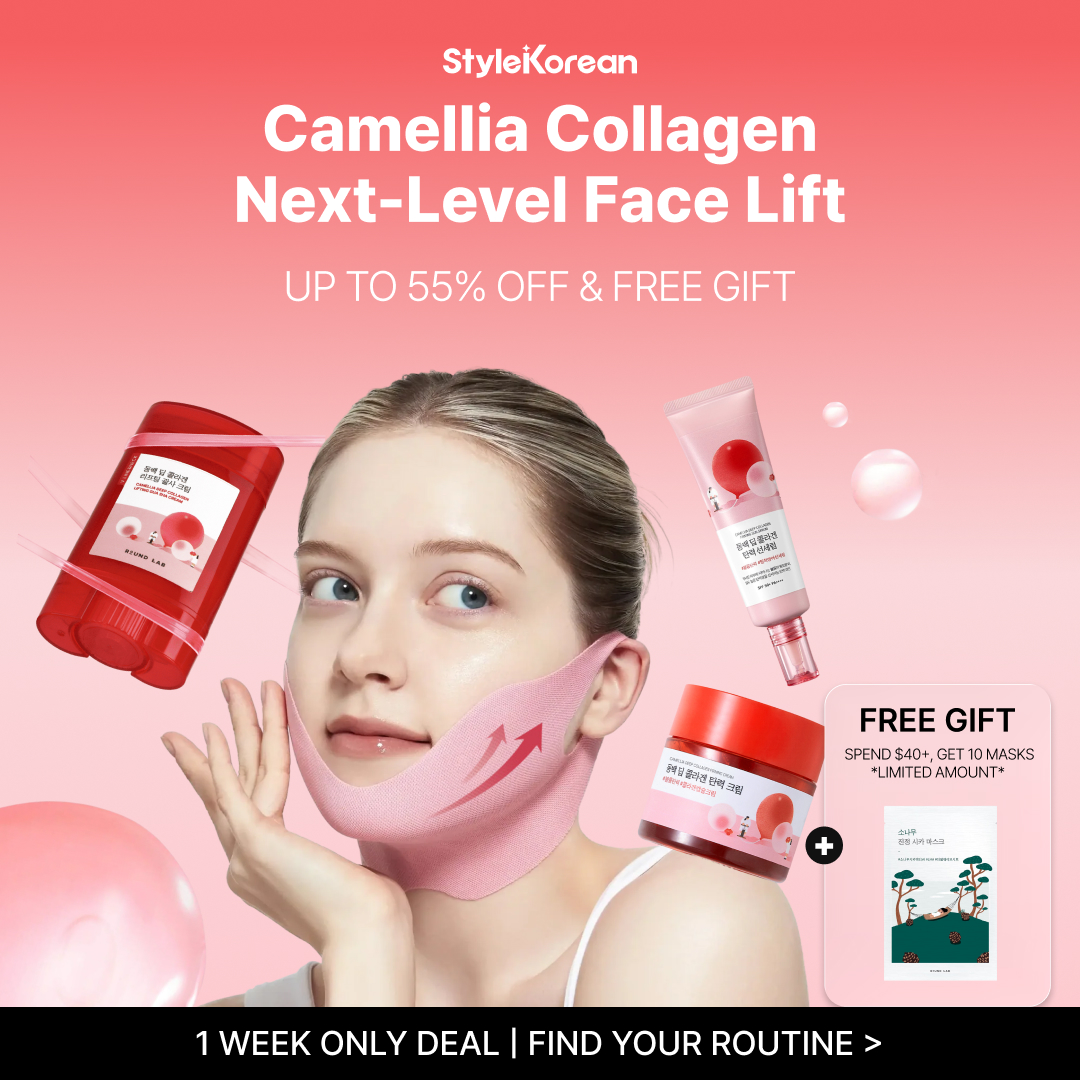 StyleKorean Facebook ad: Up to 55% Off + 10 Free Masks