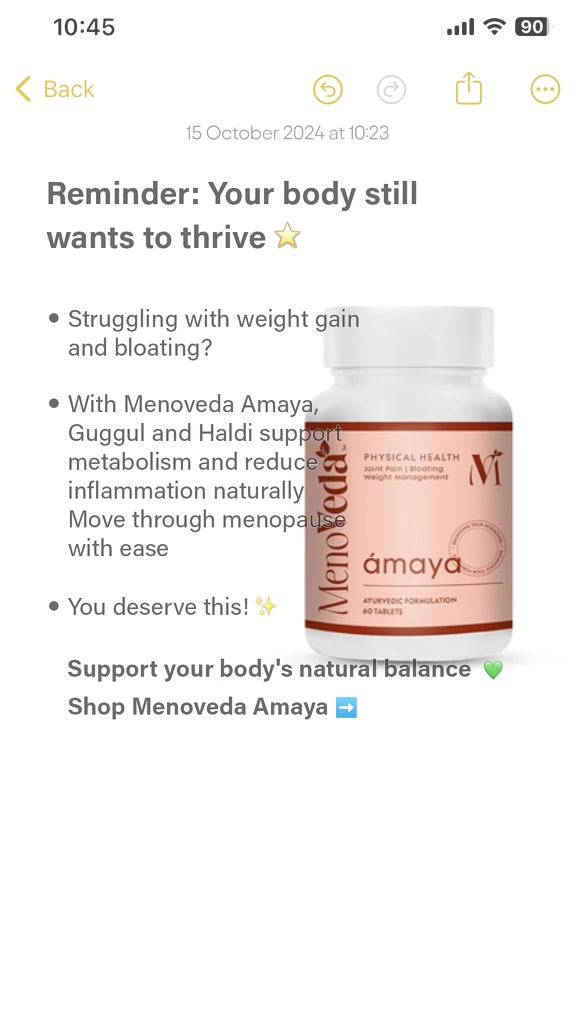 Menoveda Facebook ad