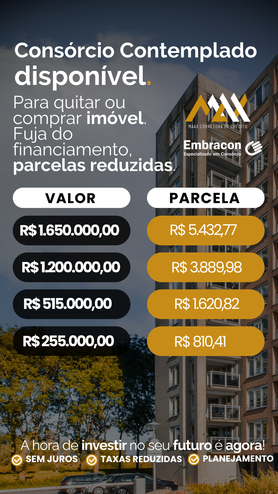 Maax Corretora Facebook ad: Simule agora mesmo!