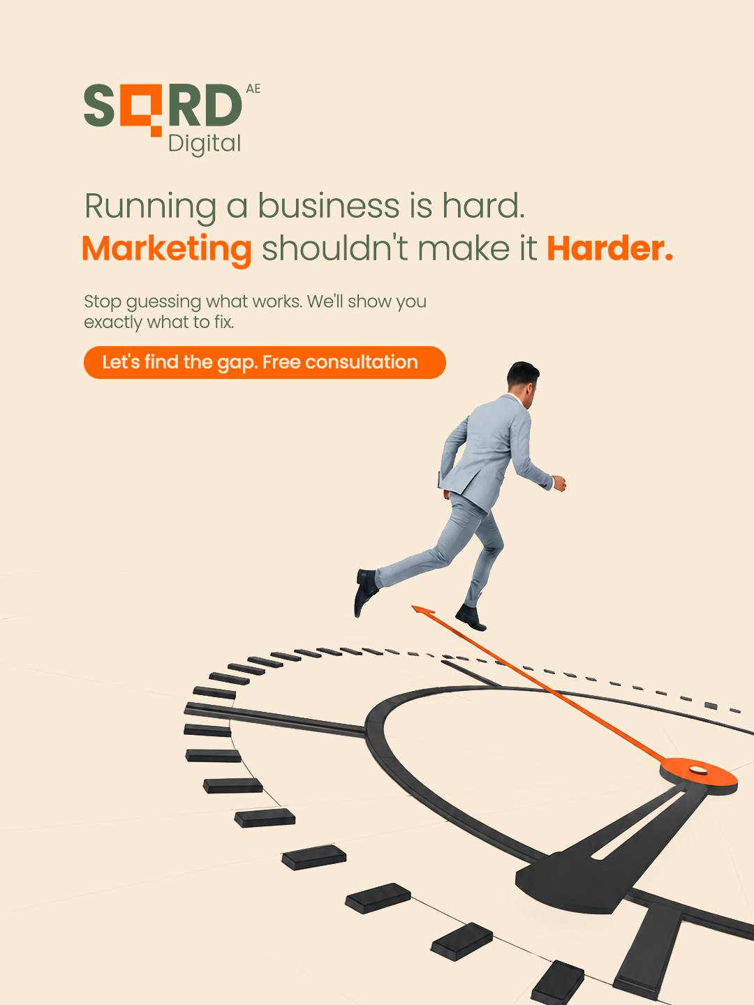 SQRD Digitalᵃᵉ Facebook ad: Every day without a clear marketing strategy is…