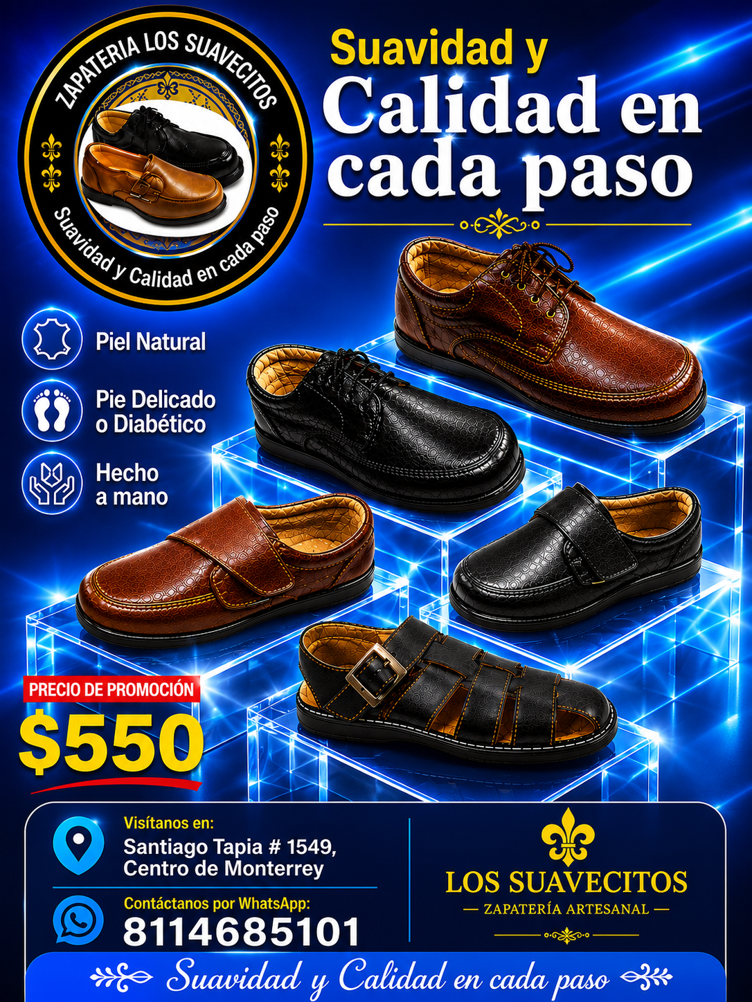 Zapatería Los Suavecitos Facebook ad: Comodidad Premium que se siente en cada paso