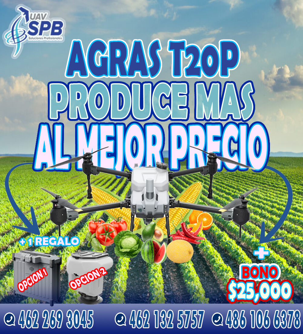 Soluciones UAV del Bajío Facebook ad: PROMOCIÓN AGRAS T20P