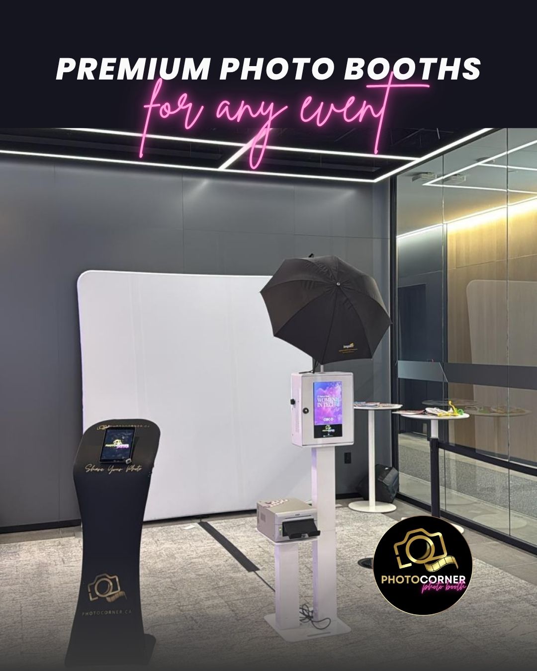 Photo Corner - Photo Booth Rental Toronto Facebook ad from May 19, 2026
