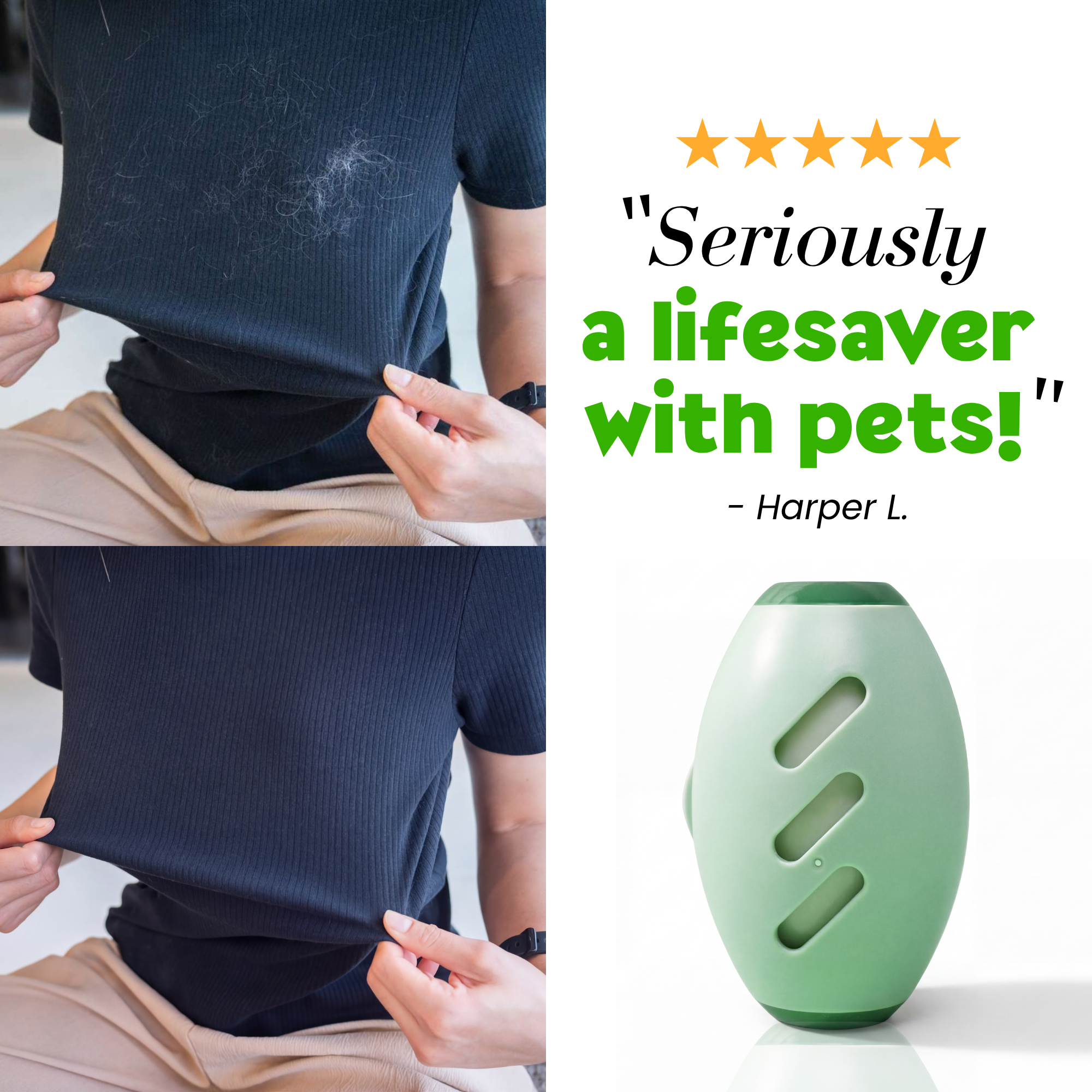Lintify Facebook ad: The Last Lint Roller You'll Ever Need To Buy.