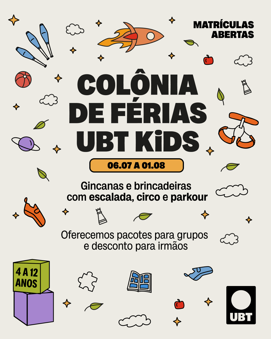 UBT Escalada Facebook ad