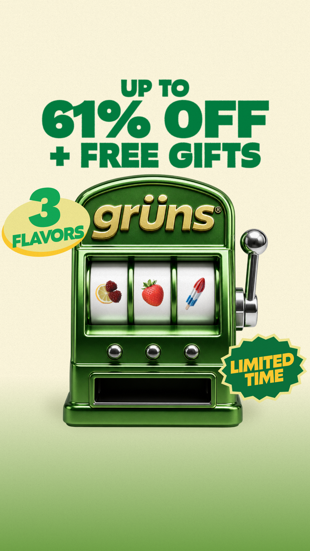Grüns Facebook ad