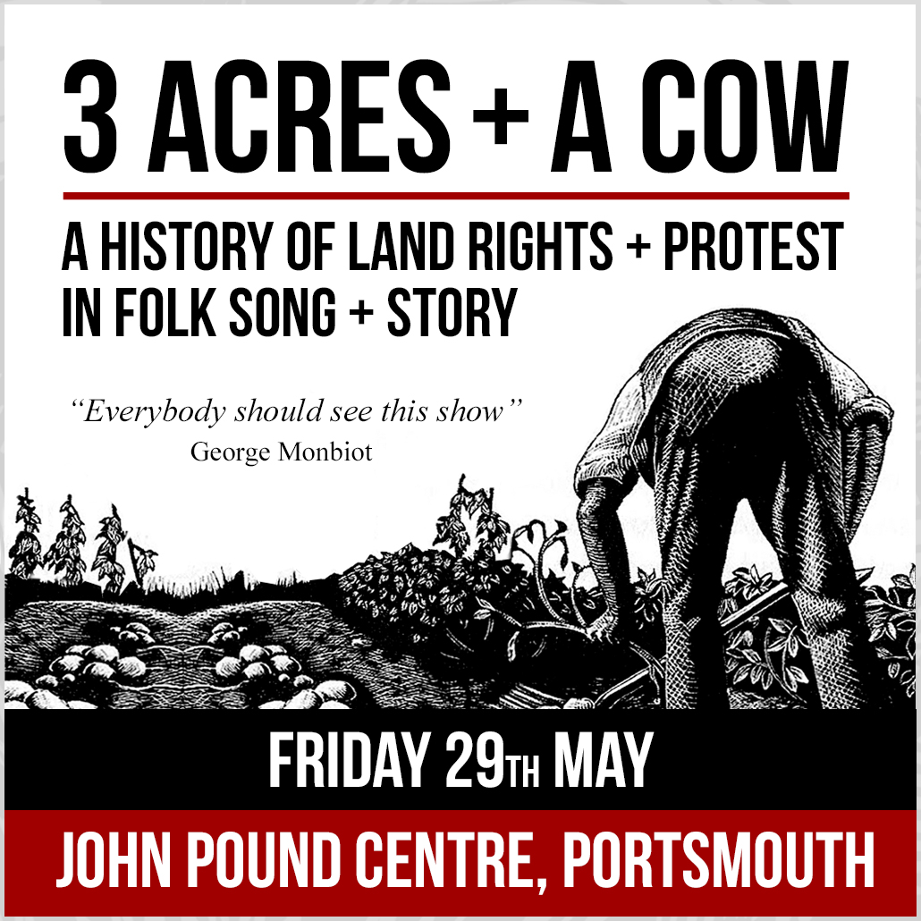 Three Acres And A Cow Facebook ad: our show is a-moo-sing!