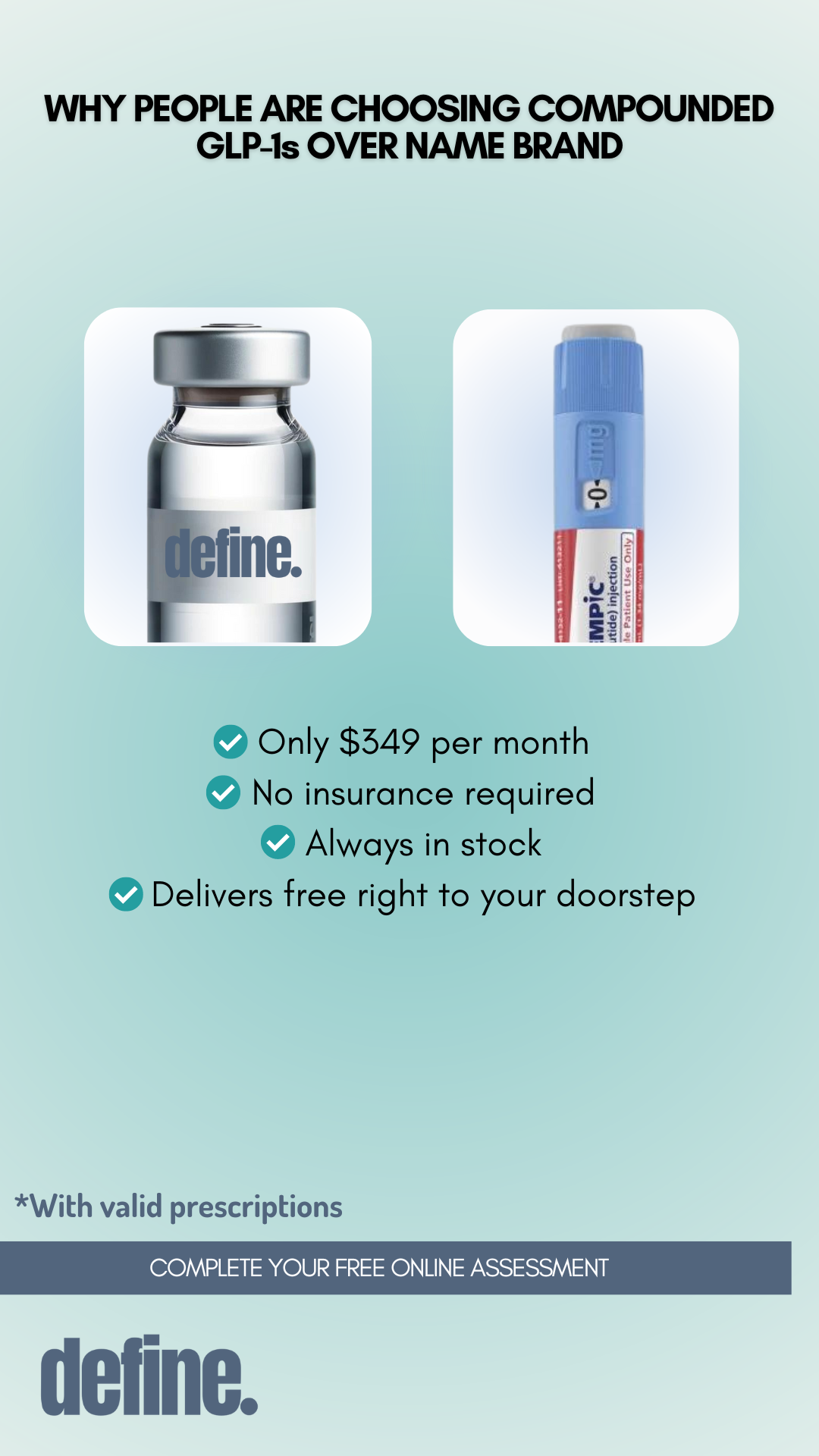 Define Health Facebook ad from May 24, 2024