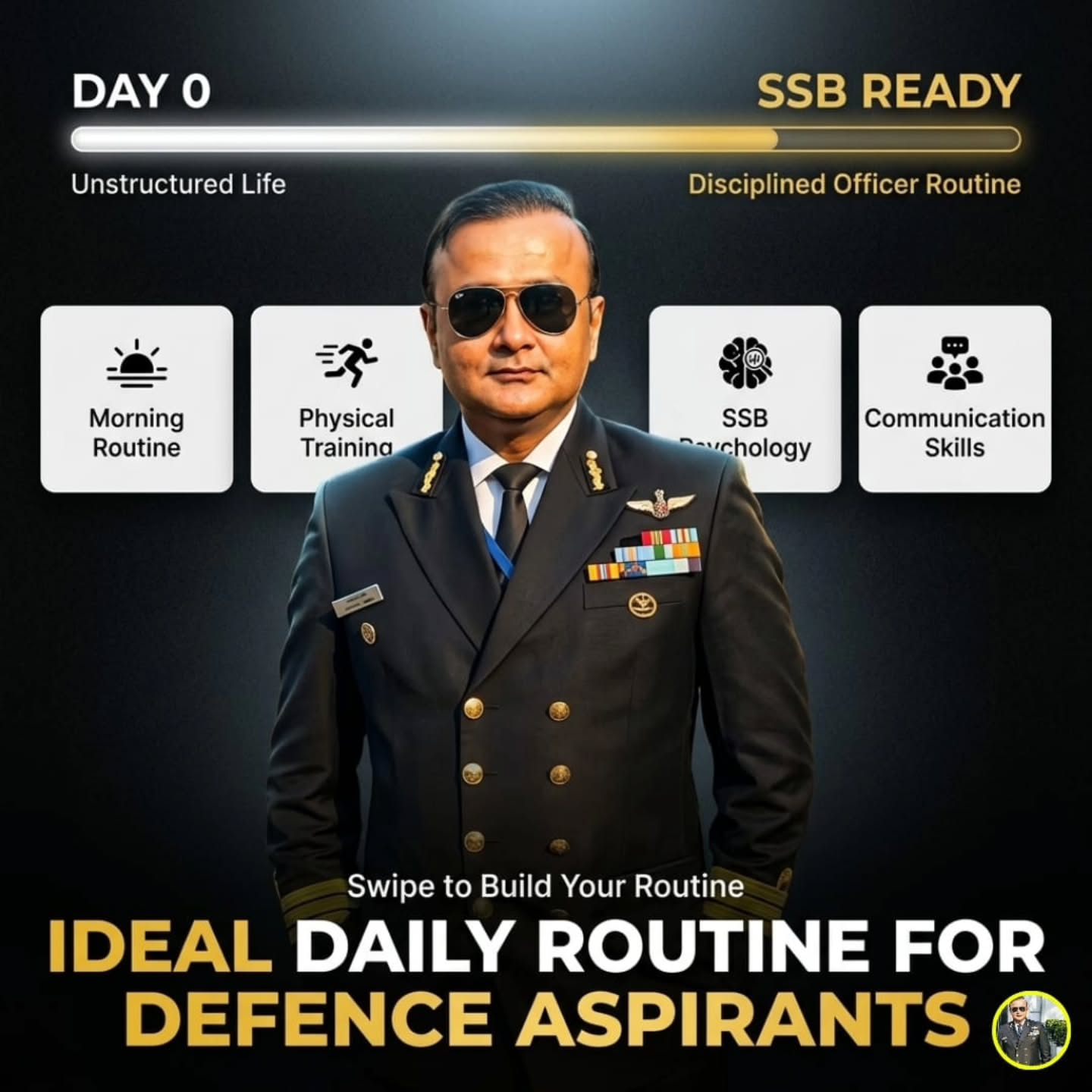 comdt.ranjan Facebook ad: Your routine defines you