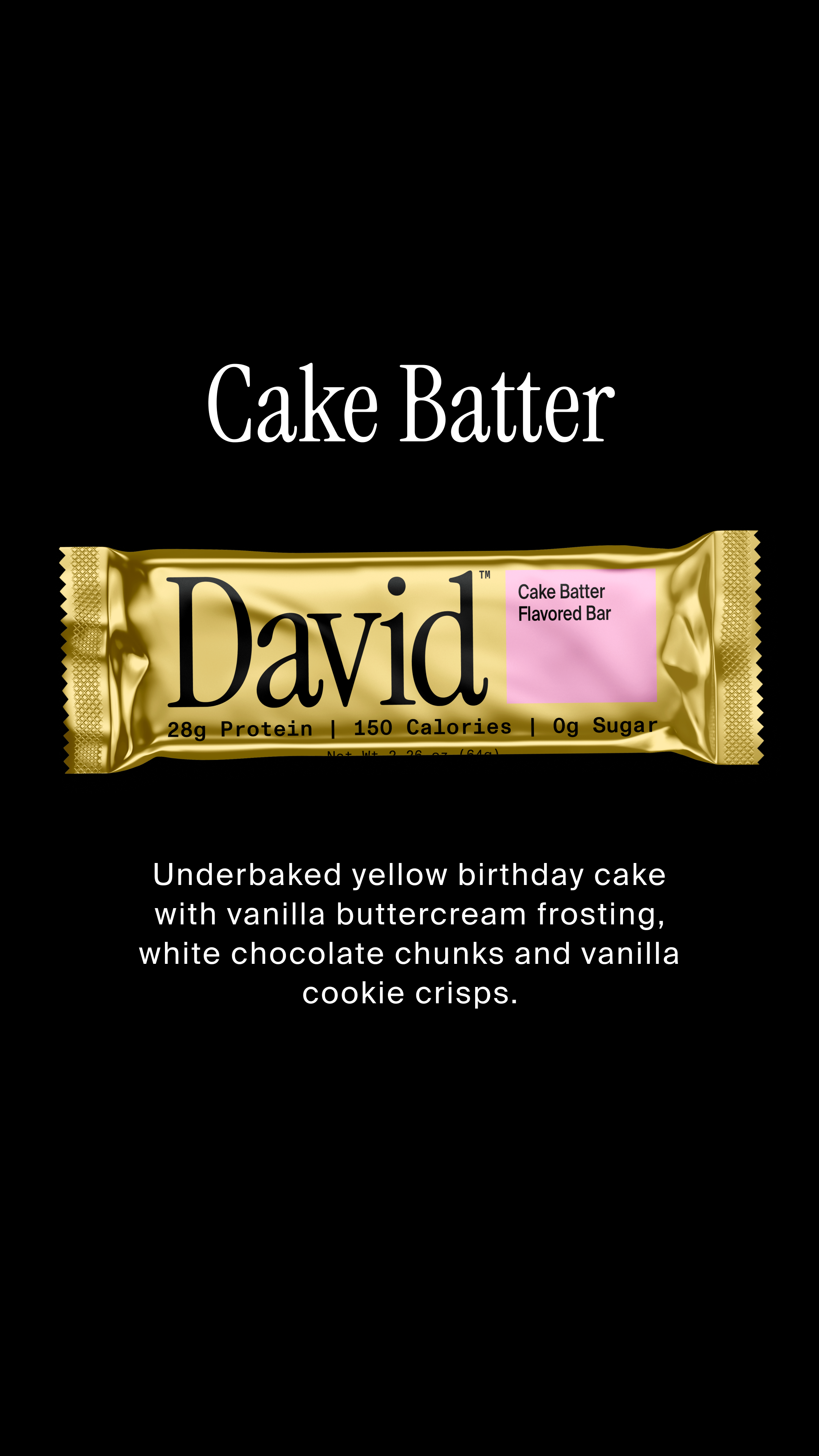 David Protein Facebook ad