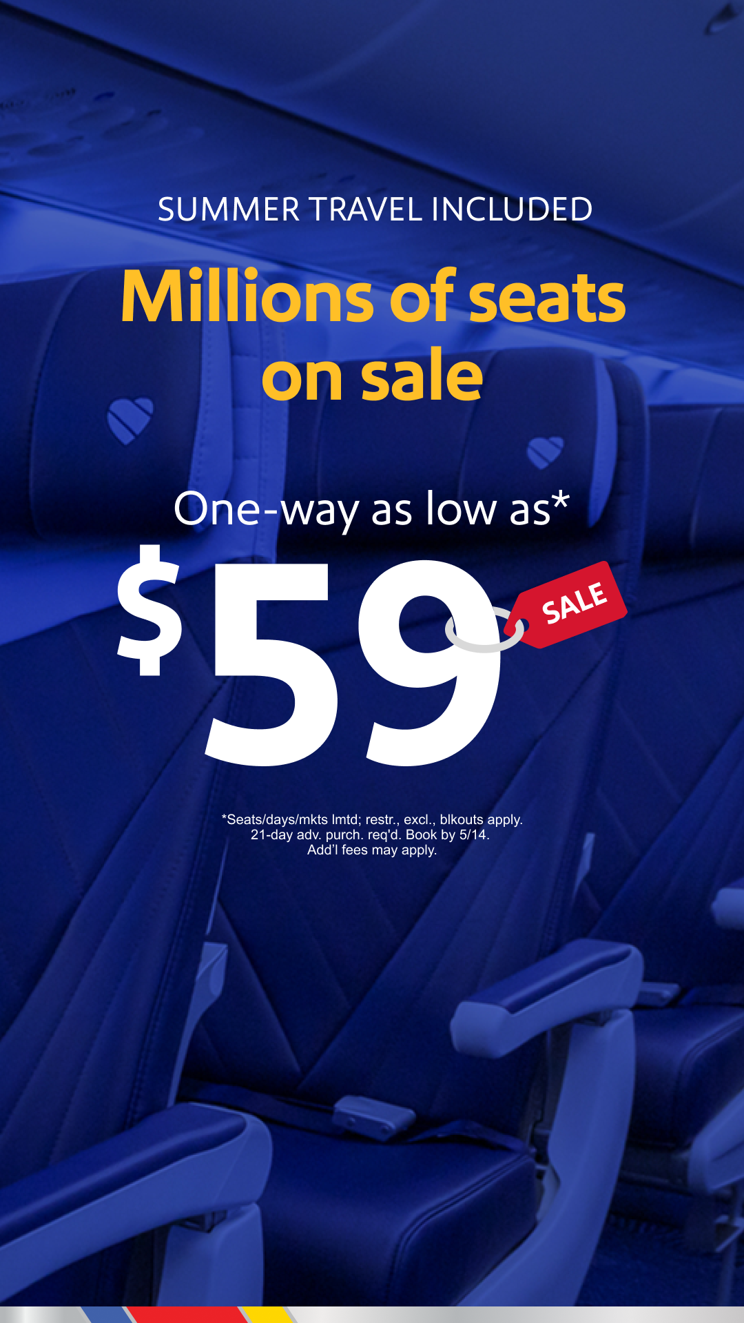 Southwest Airlines Facebook ad