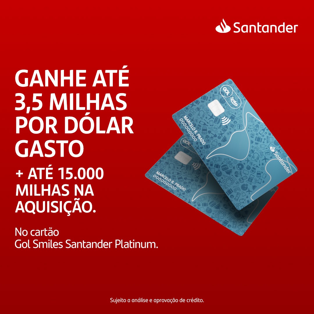 Santander Brasil Facebook ad