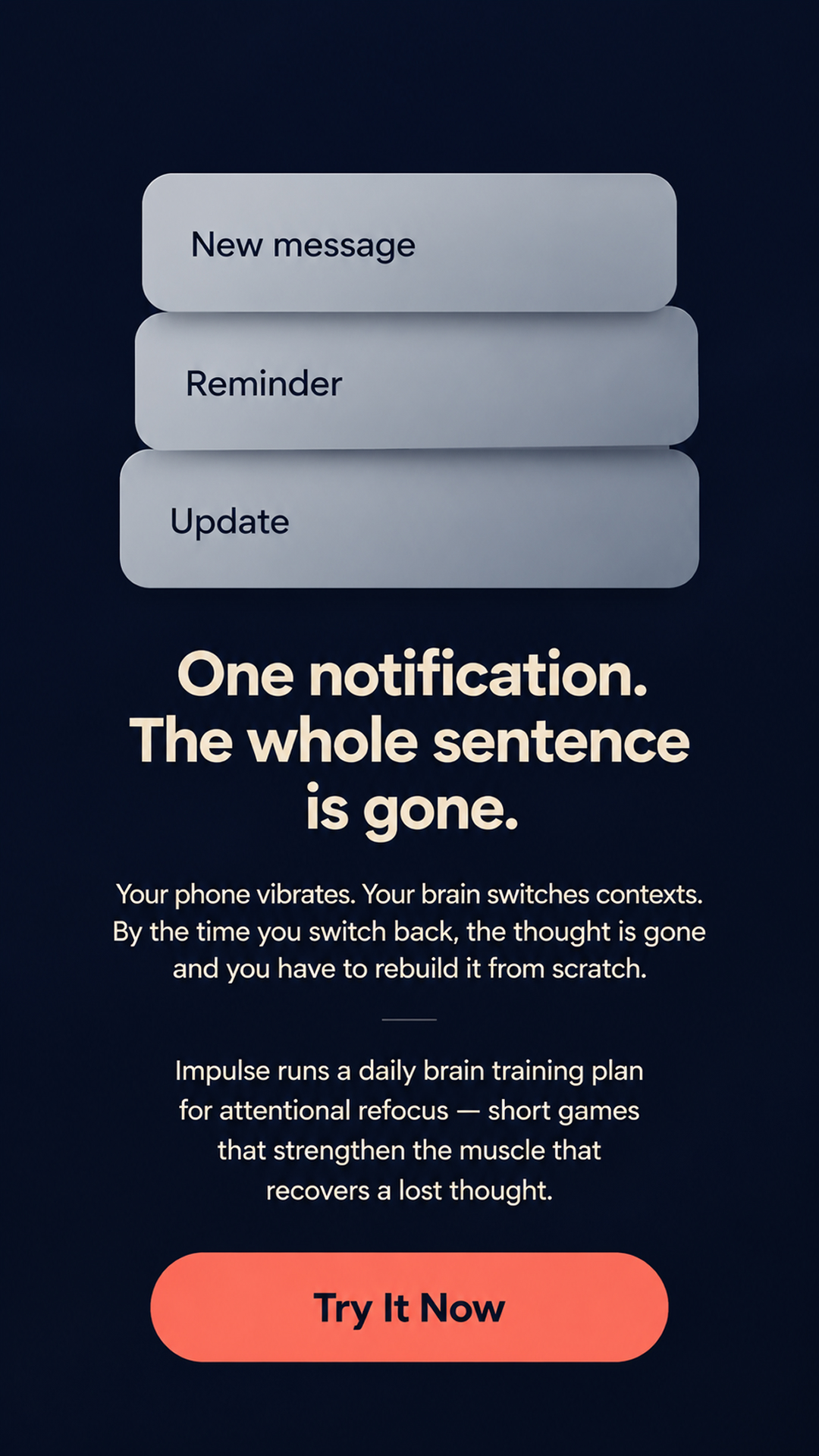 Boost Your Cognitive Performance Facebook ad: Make brain training easy
