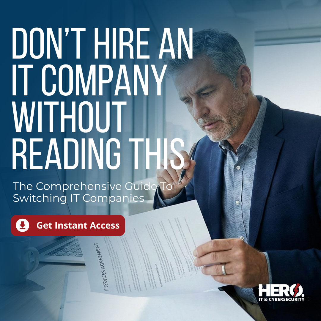 Hero Managed Services Facebook ad: Download The Guide