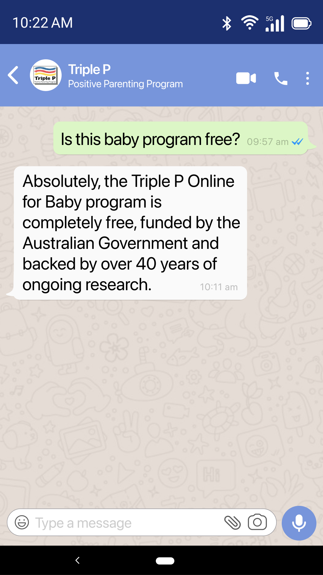 Triple P - Positive Parenting Program Facebook ad