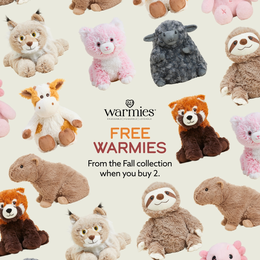 Warmies USA Facebook ad: Your Coziest Fall Deal