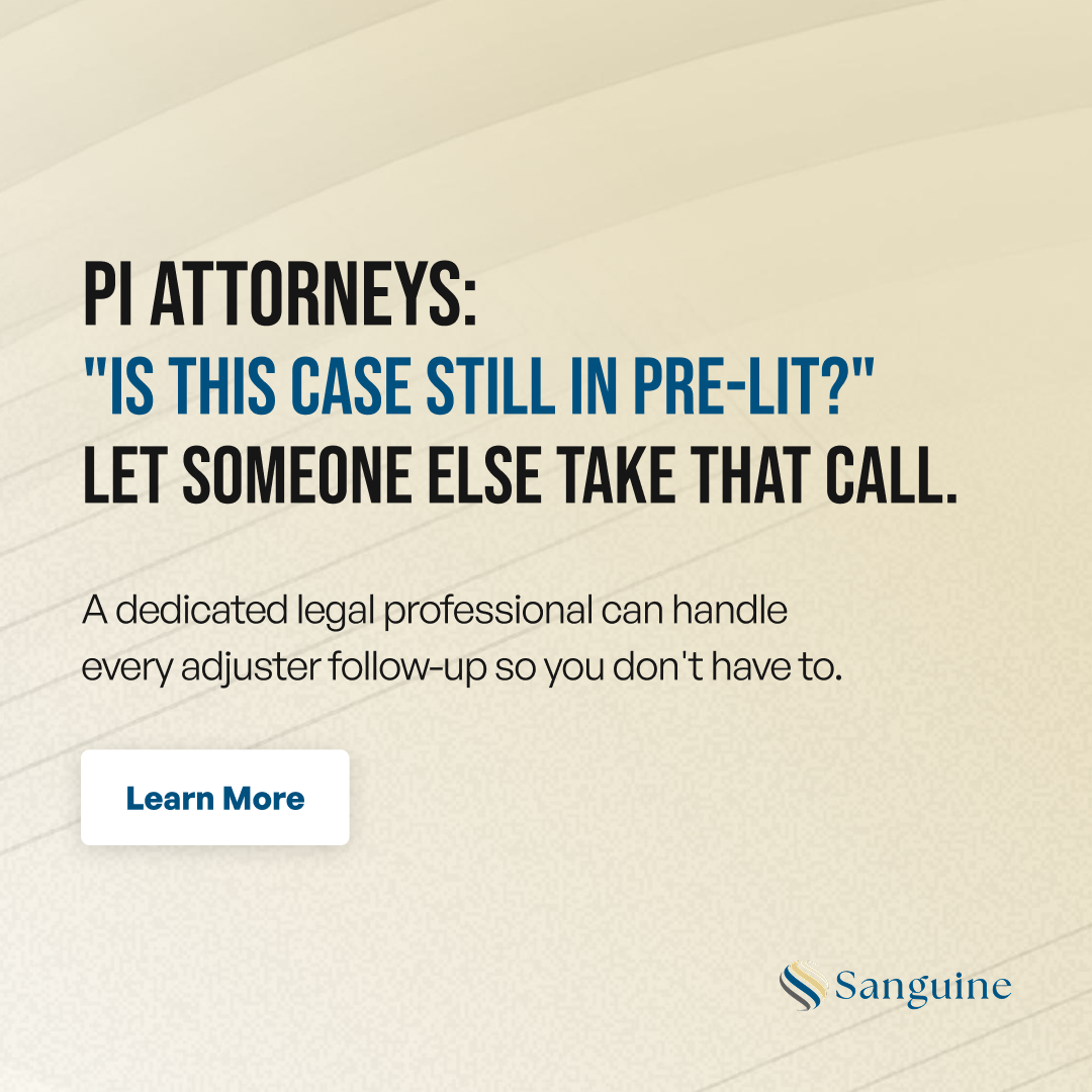 Sanguine Strategic Advisor Facebook ad: Add Trained Legal Support to Your Firm