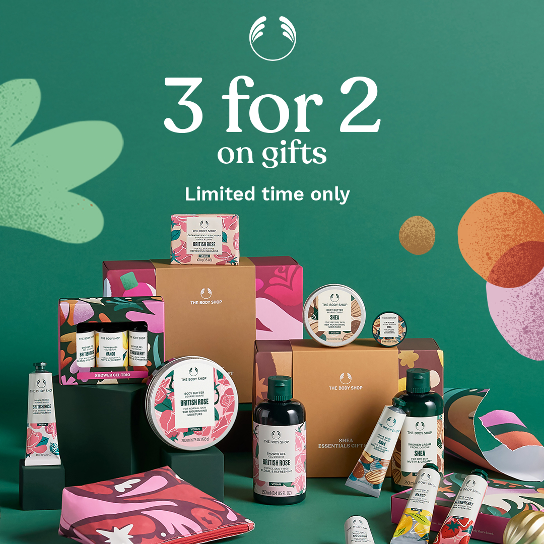 The Body Shop Facebook ad