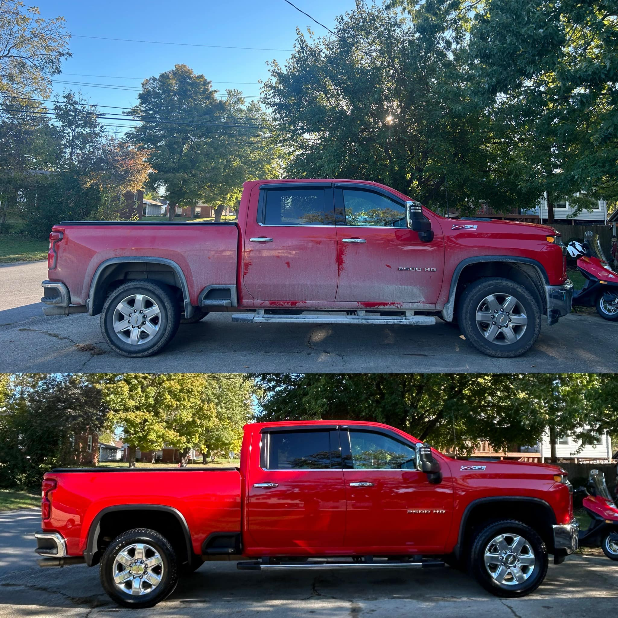 Car-Bright Mobile Detailing LLC Facebook ad: Chat in Messenger