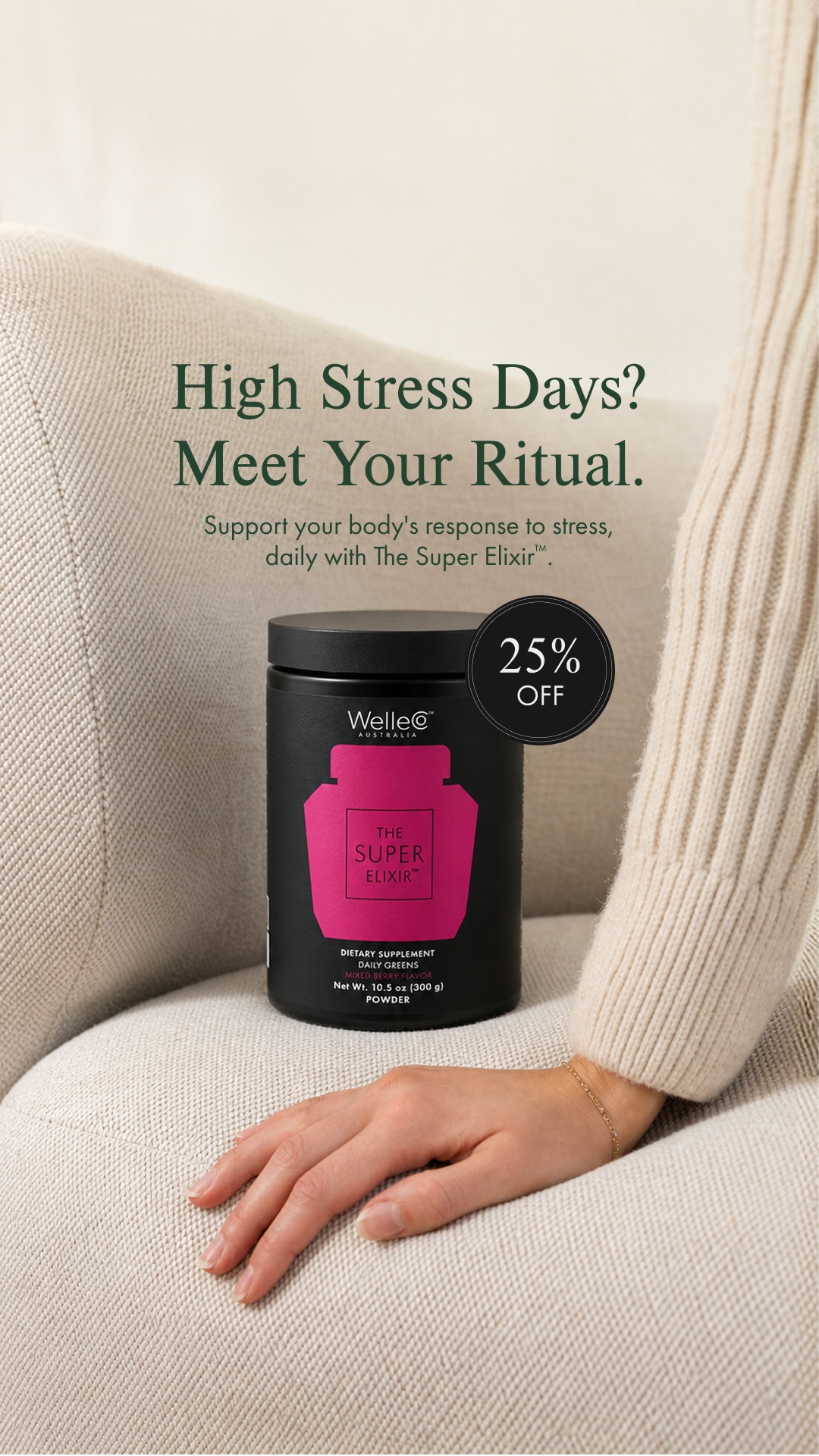 WelleCo Facebook ad