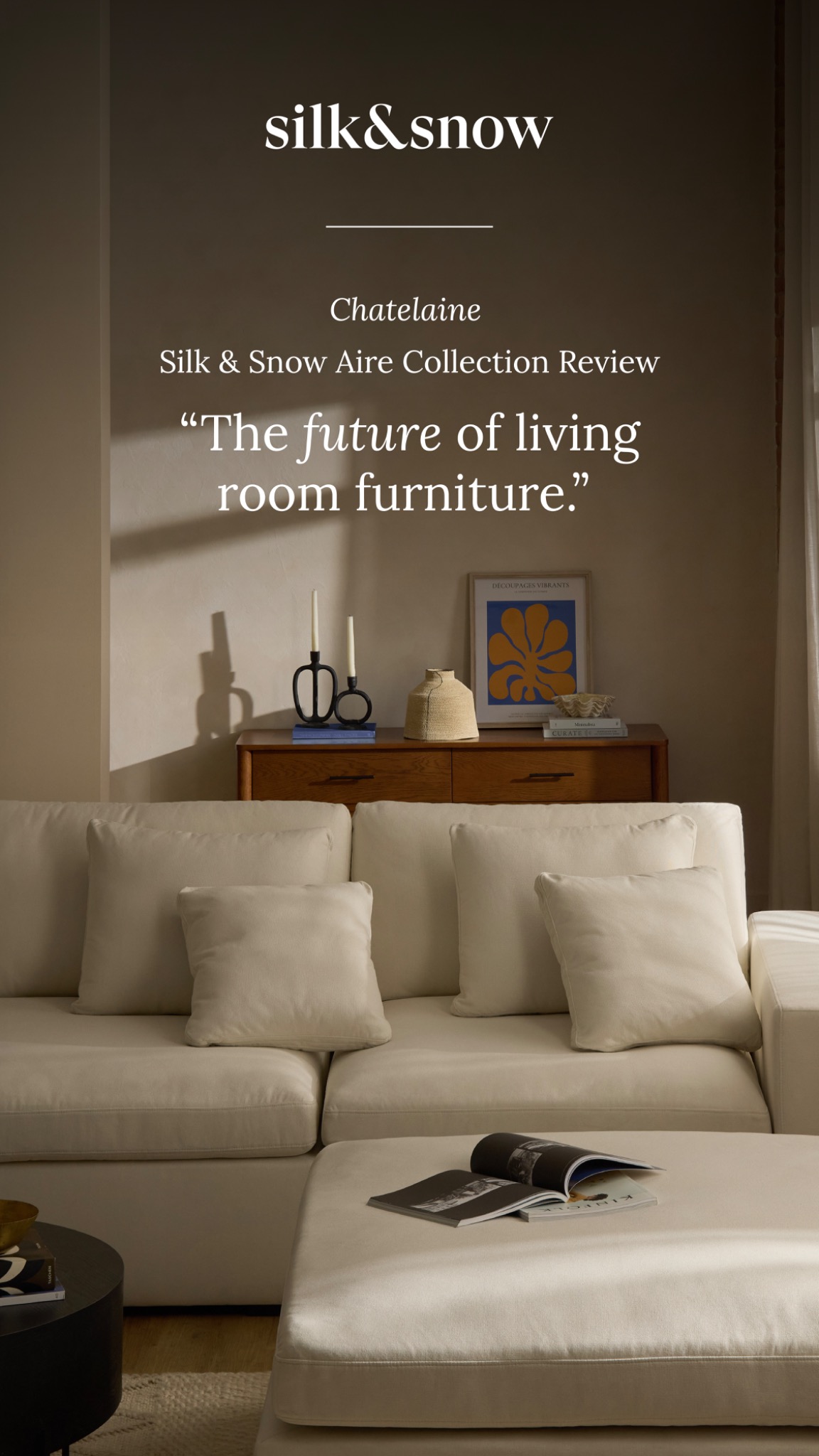 Silk and Snow Facebook ad