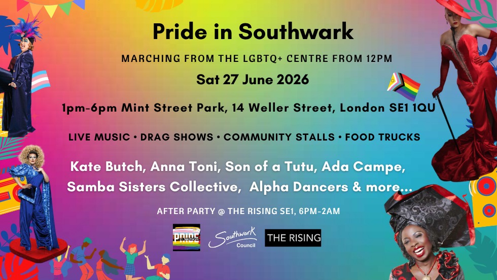 Pride in Southwark Facebook ad: Pride in Southwark 2026