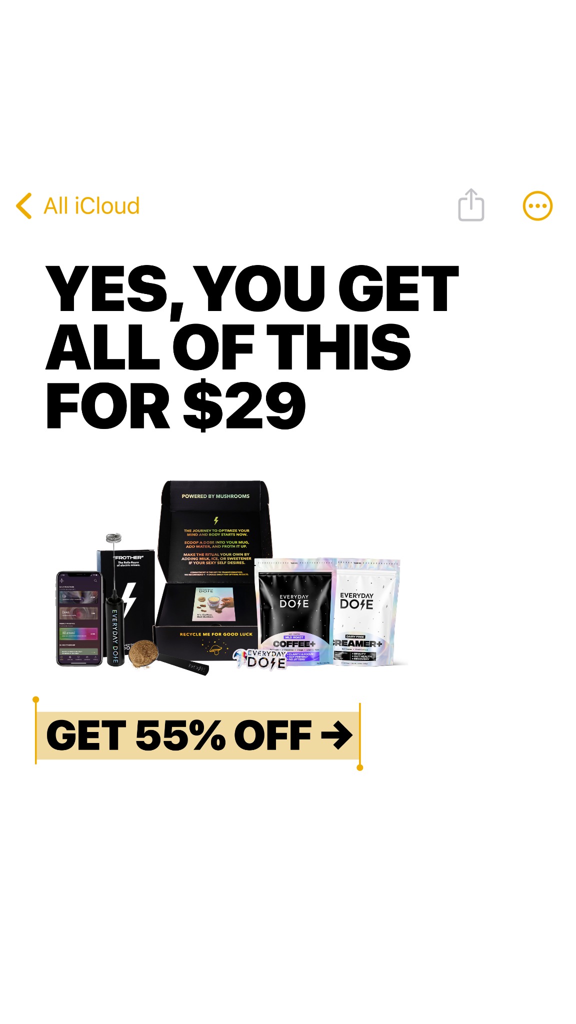 Everyday Dose Facebook ad