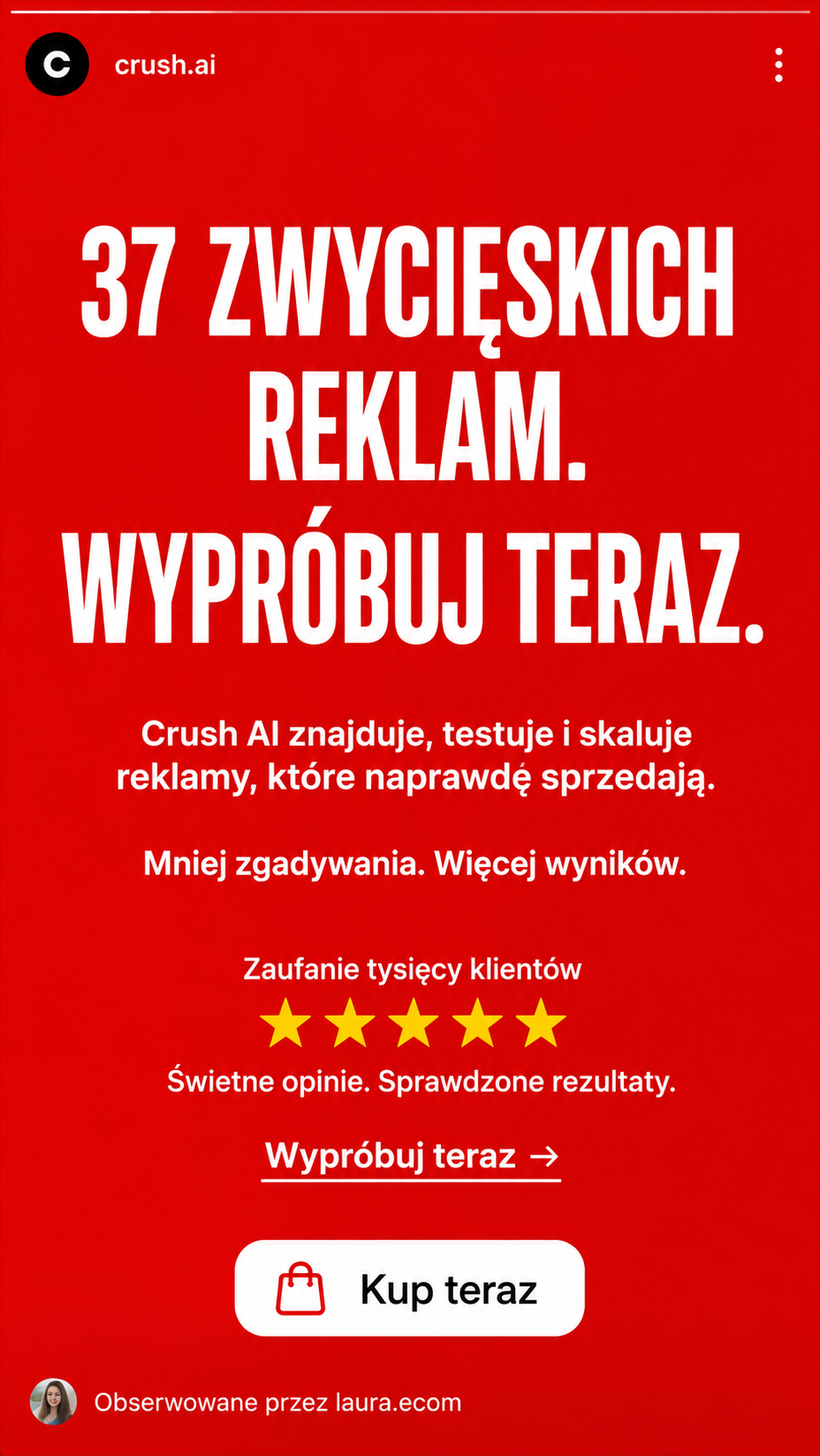 trycrush.ai Facebook ad