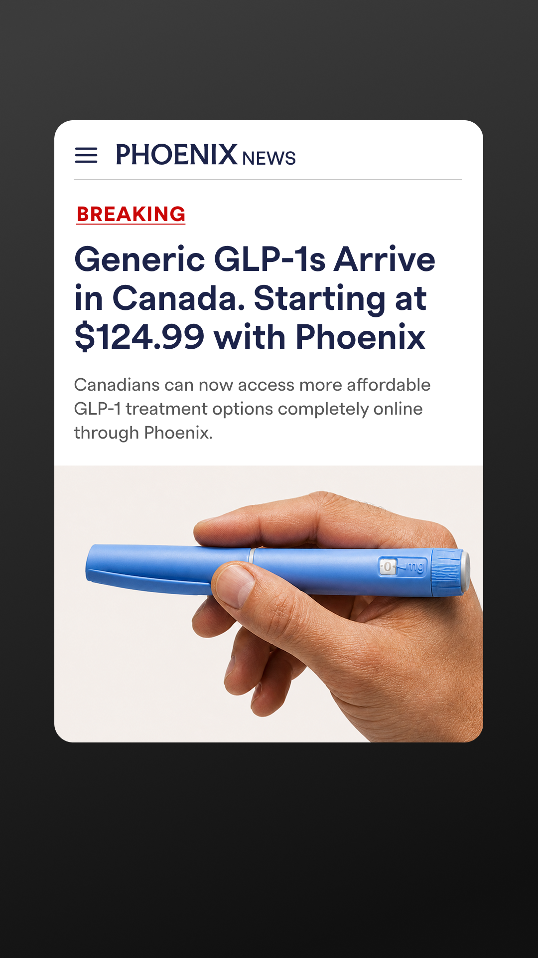 Phoenix Canada Facebook ad