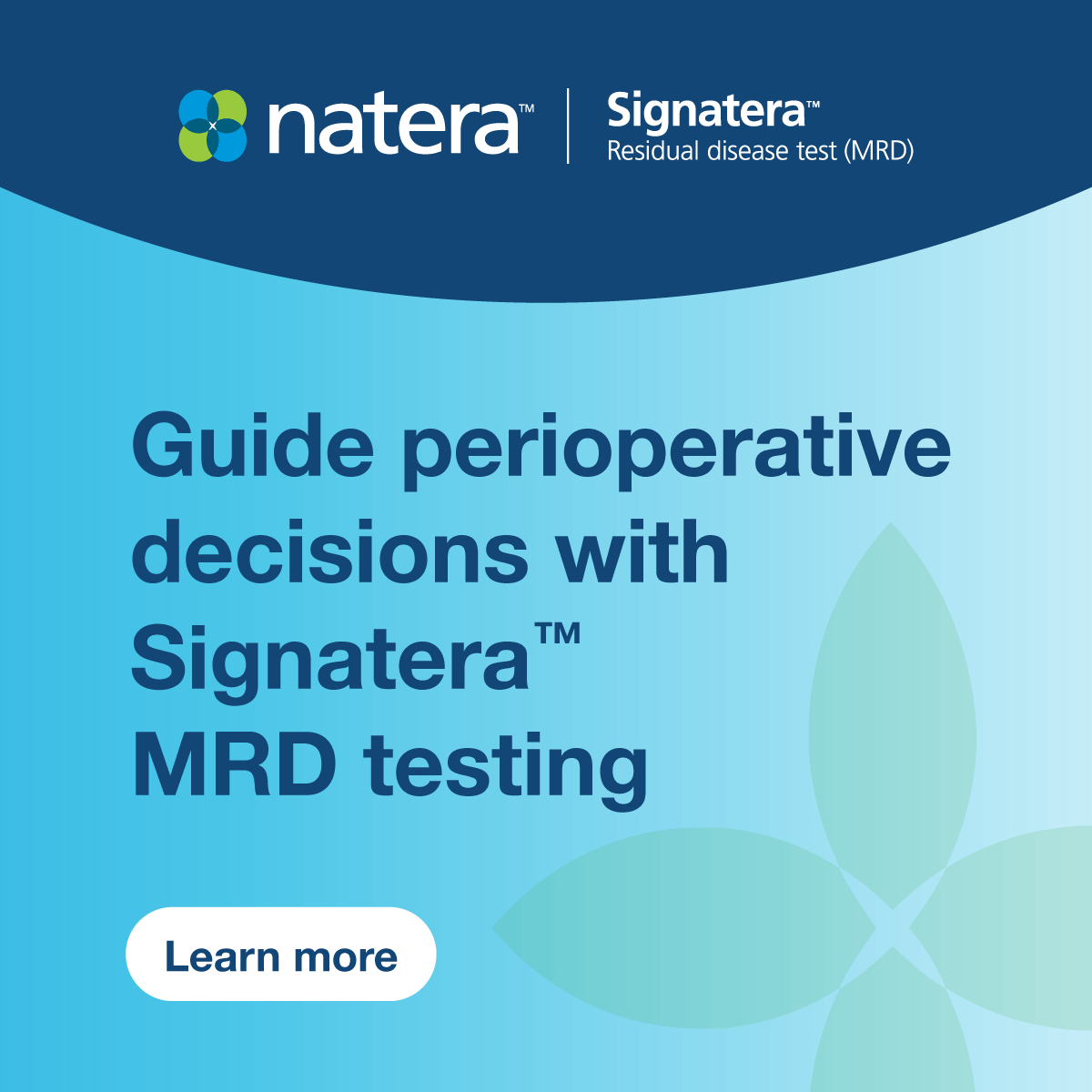 Natera Facebook ad: Guide surgical decisions