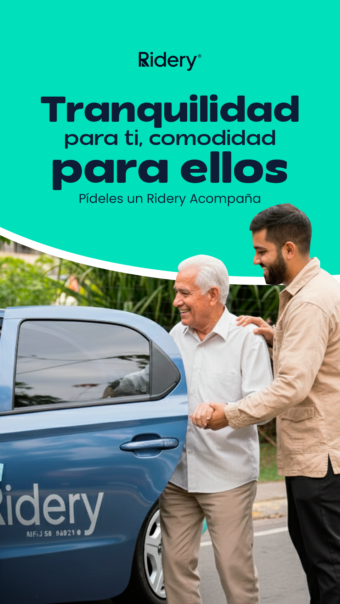 Ridery Facebook ad