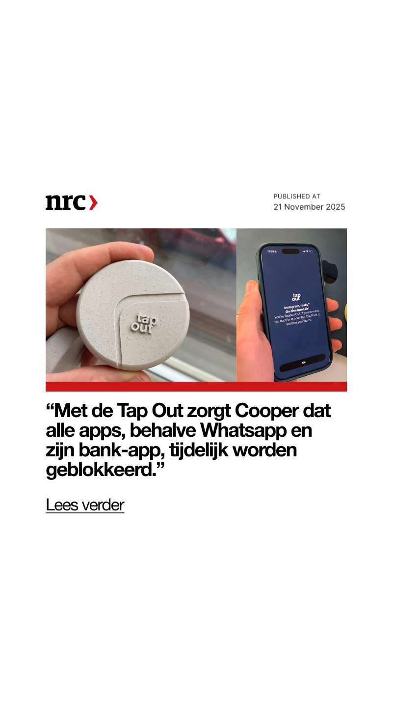 Tap Out Facebook ad