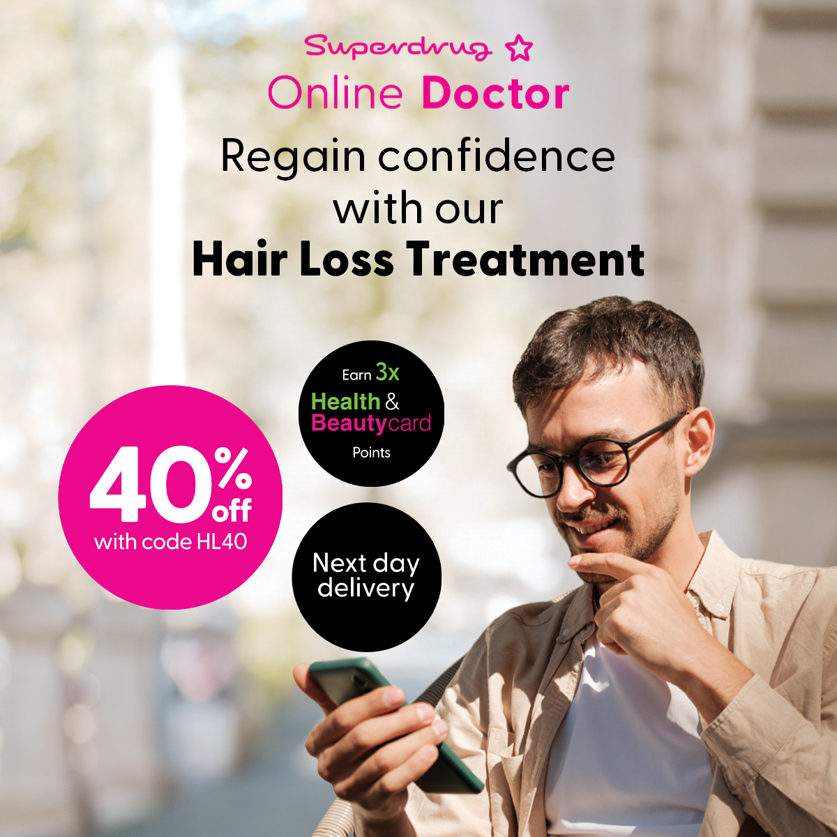 Superdrug Facebook ad