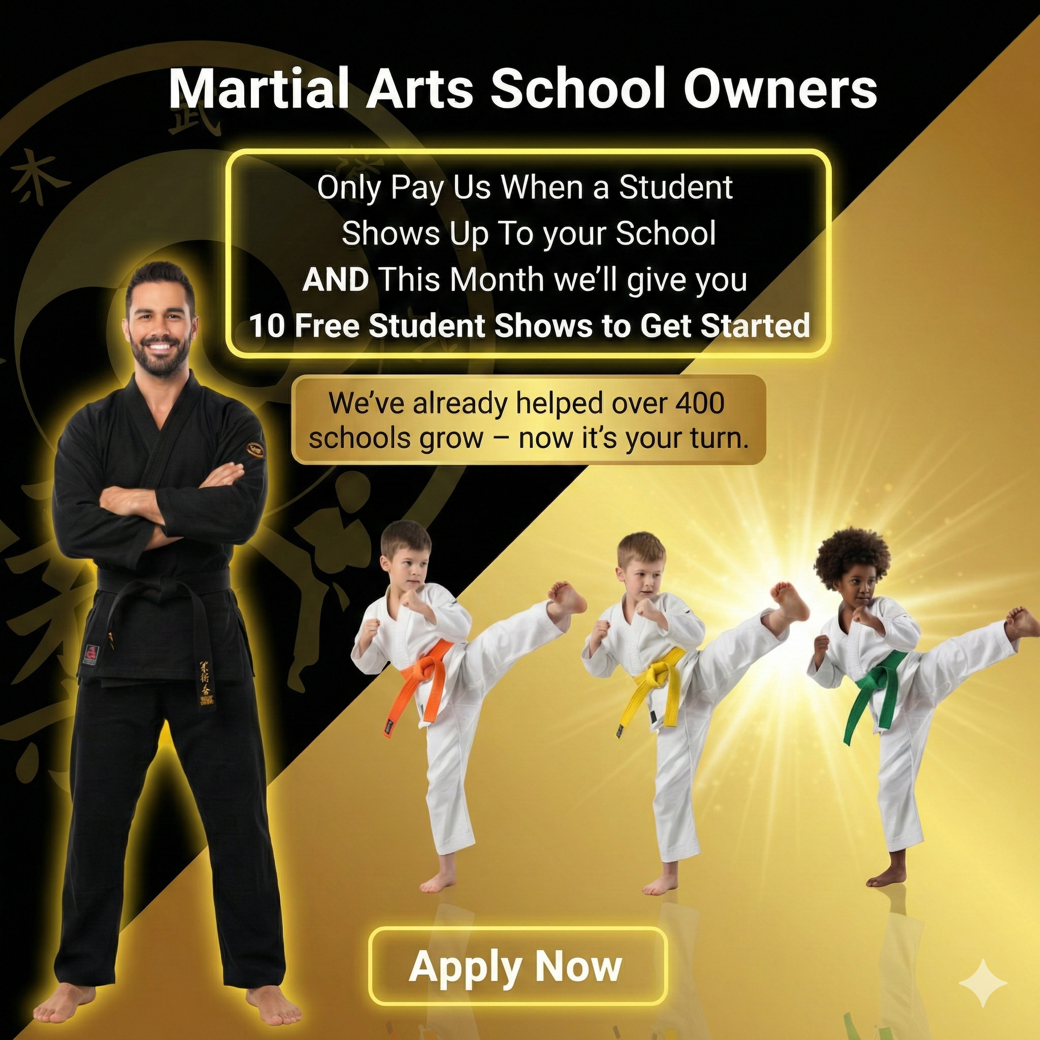 Madscope Marketing Facebook ad: Control Who Becomes Your Student