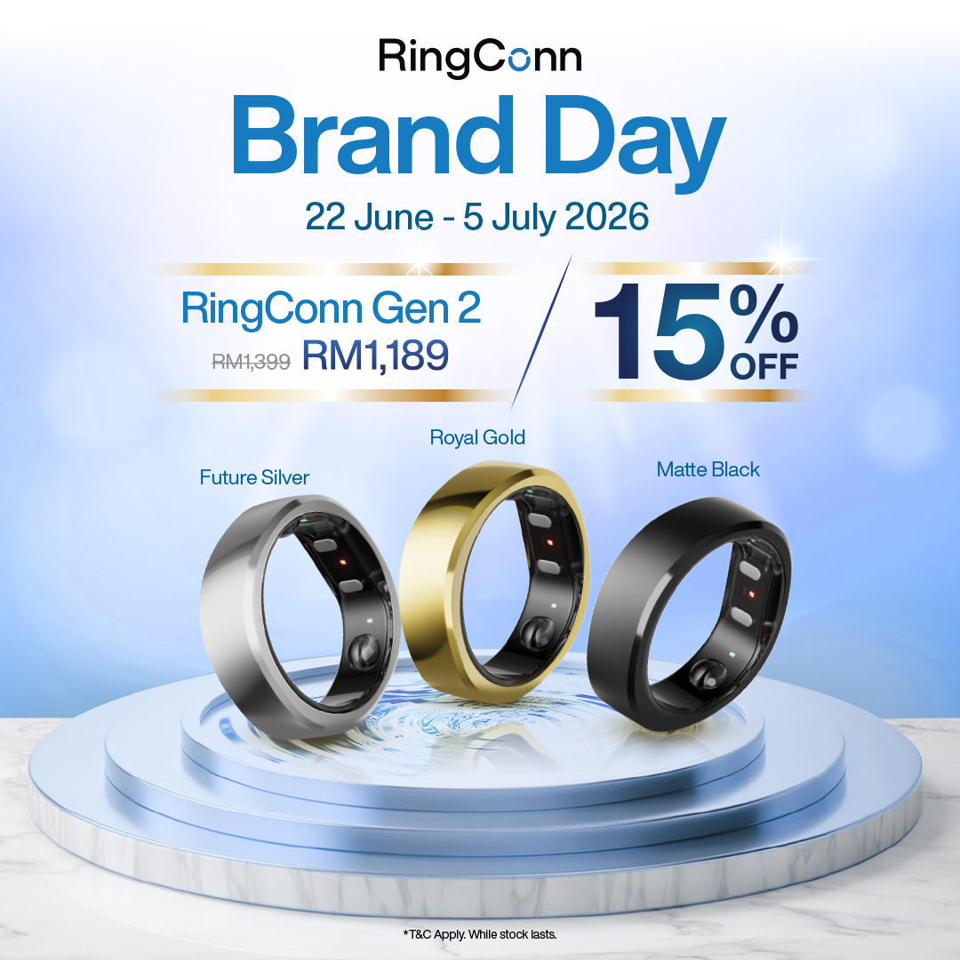 RingConn Malaysia Facebook ad: 24/7 HEALTH MONITORING