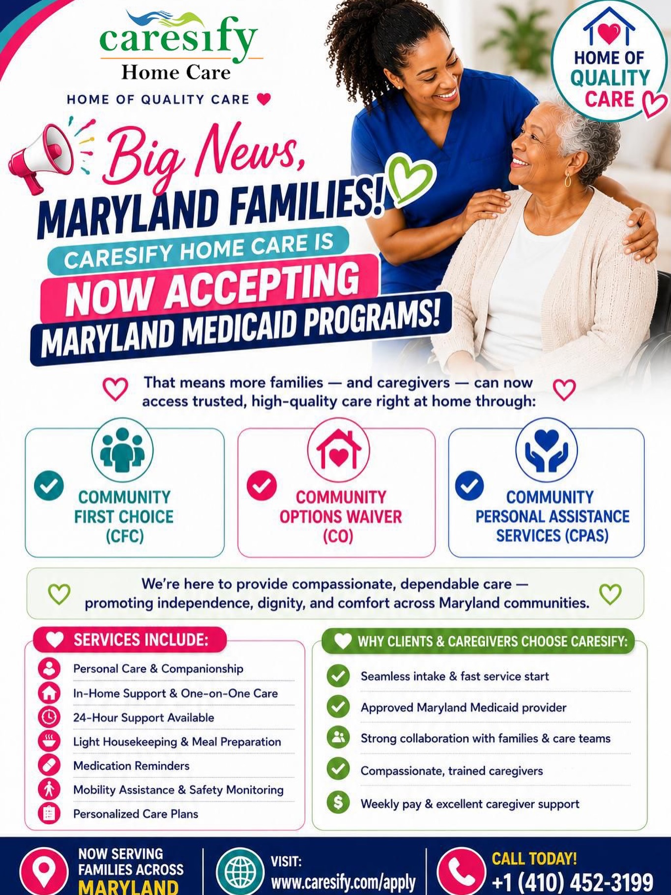 Caresify Home Care Facebook ad