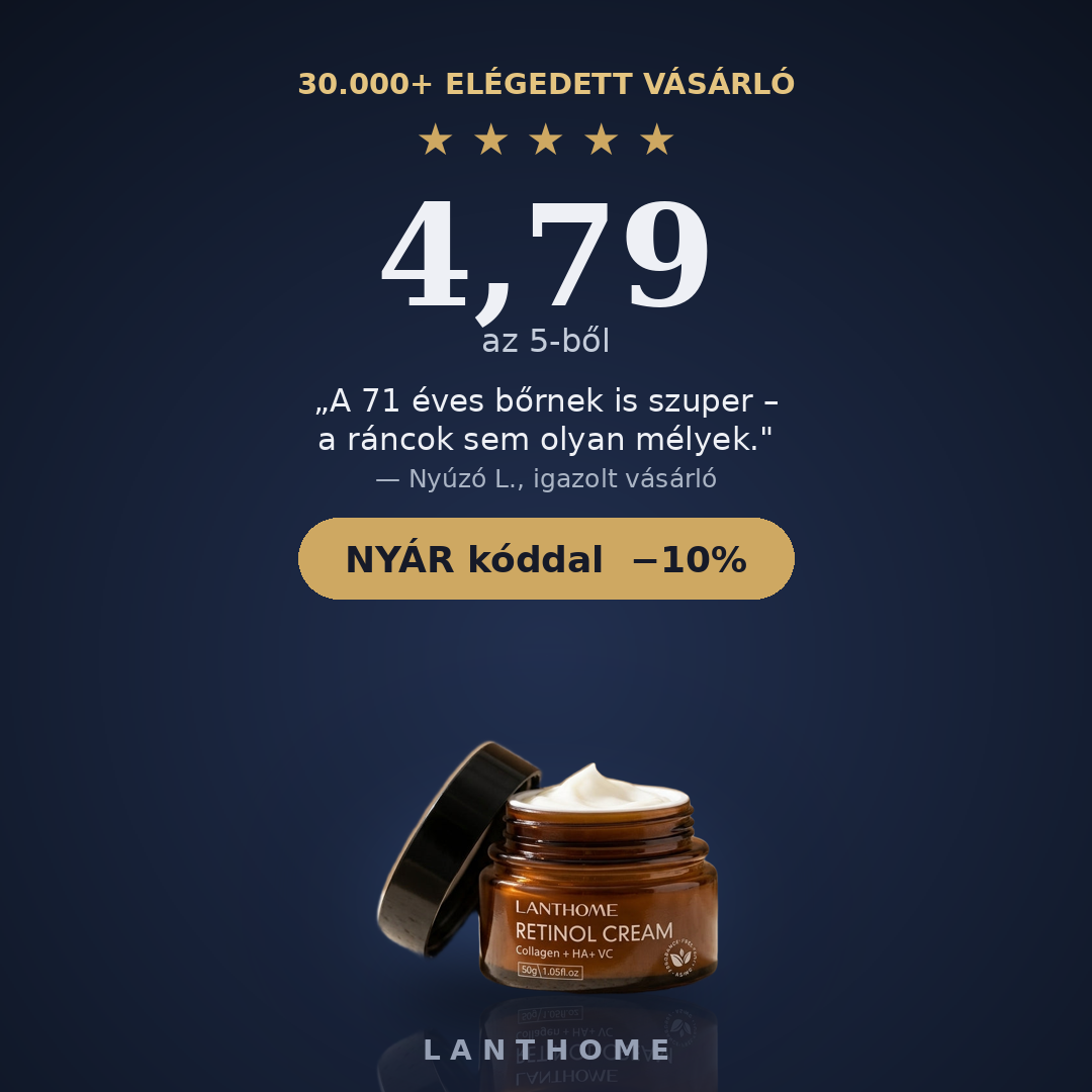 Lanthome Magyarország Facebook ad: 4,79★ · 30.000+ vásárló